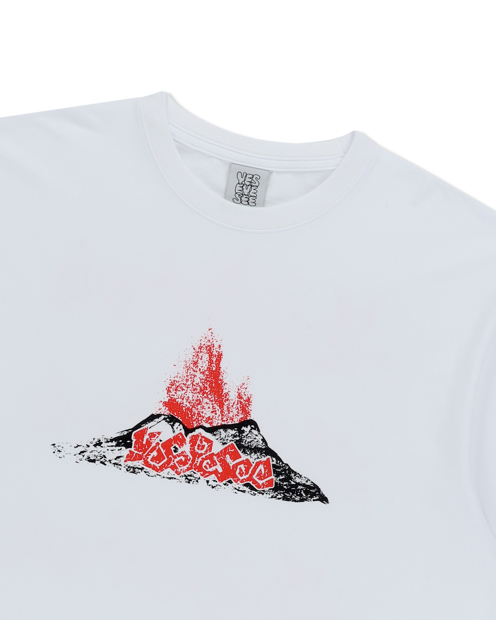 yeseyesee - Volcanic Eruption Tee (White) product image 5 | TRAB K-Fashion Australia