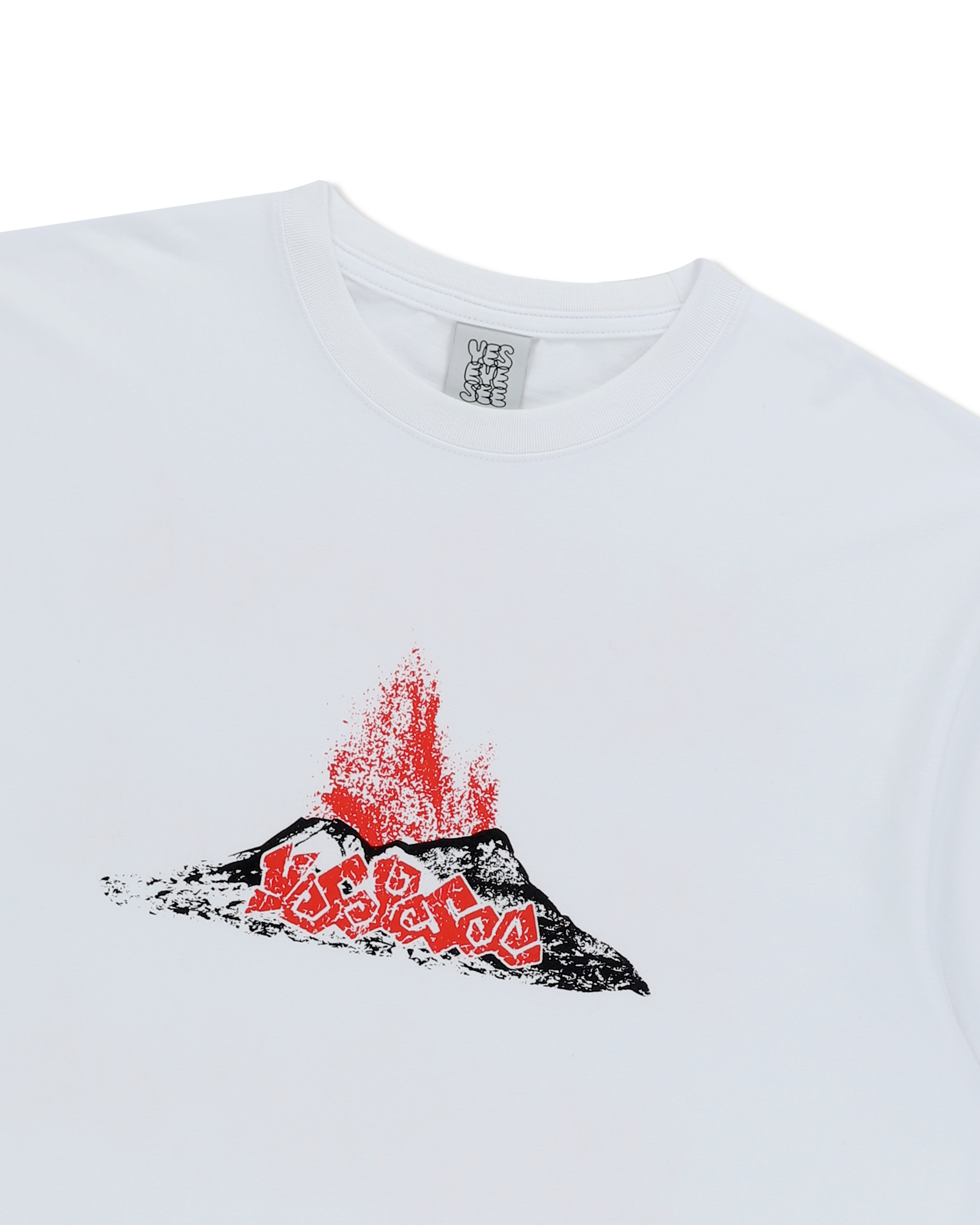 yeseyesee - Volcanic Eruption Tee (White) product image 5 | TRAB K-Fashion Australia