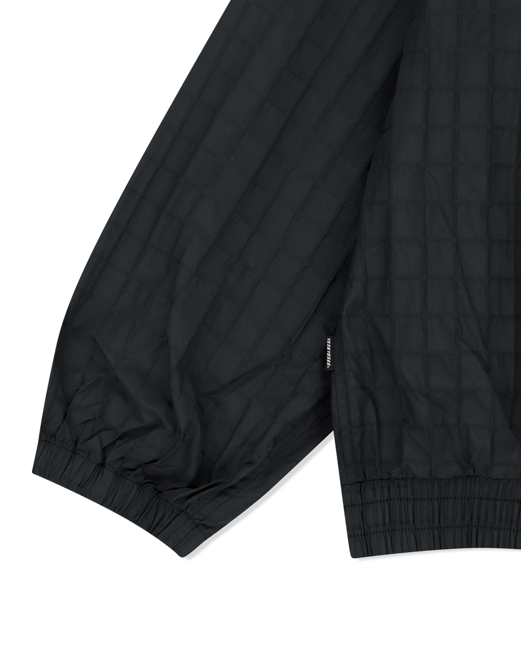 yeseyesee - Windowpane Zip Blouson (Black) product image 4 | TRAB K-Fashion Australia