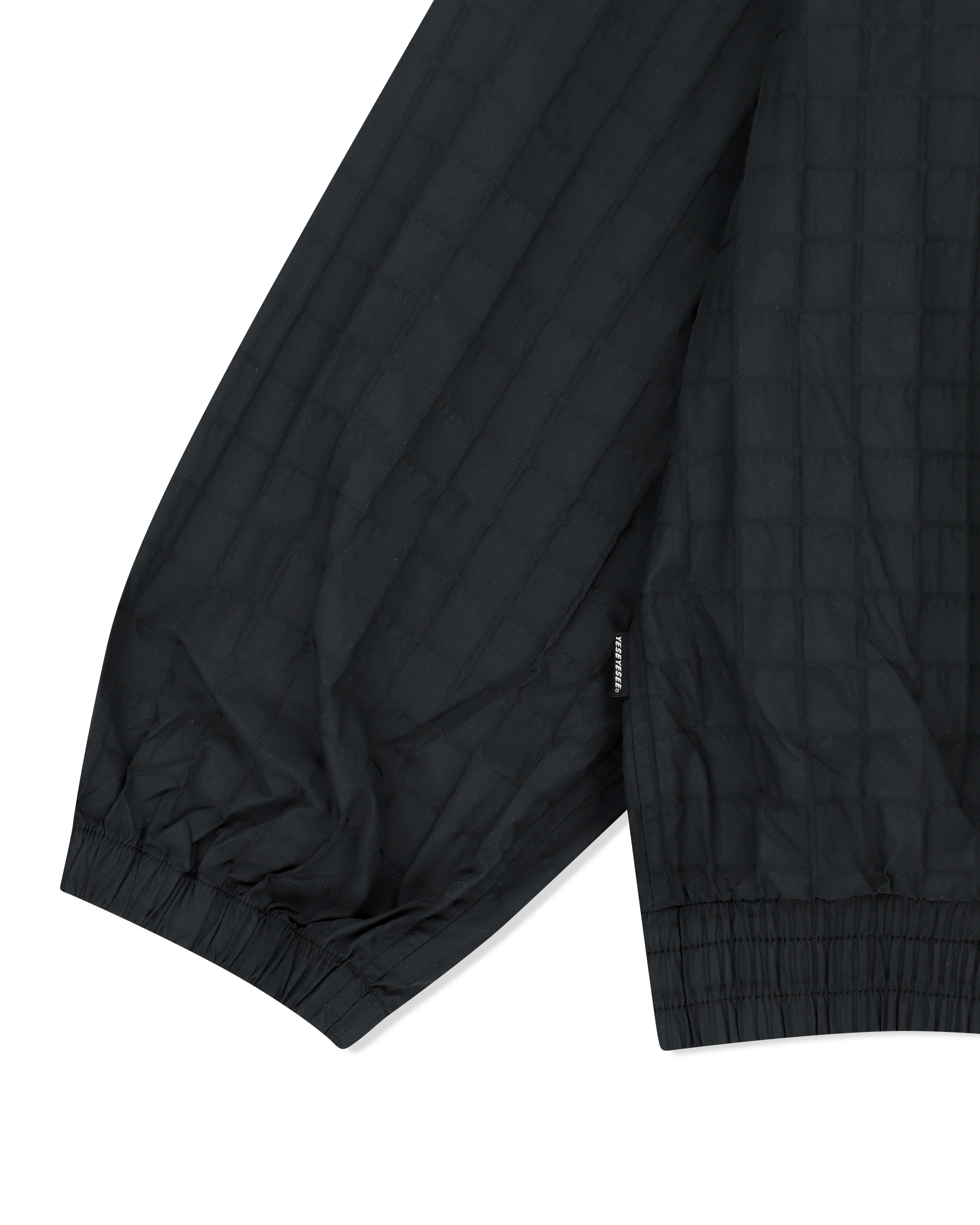 yeseyesee - Windowpane Zip Blouson (Black) product image 4 | TRAB K-Fashion Australia