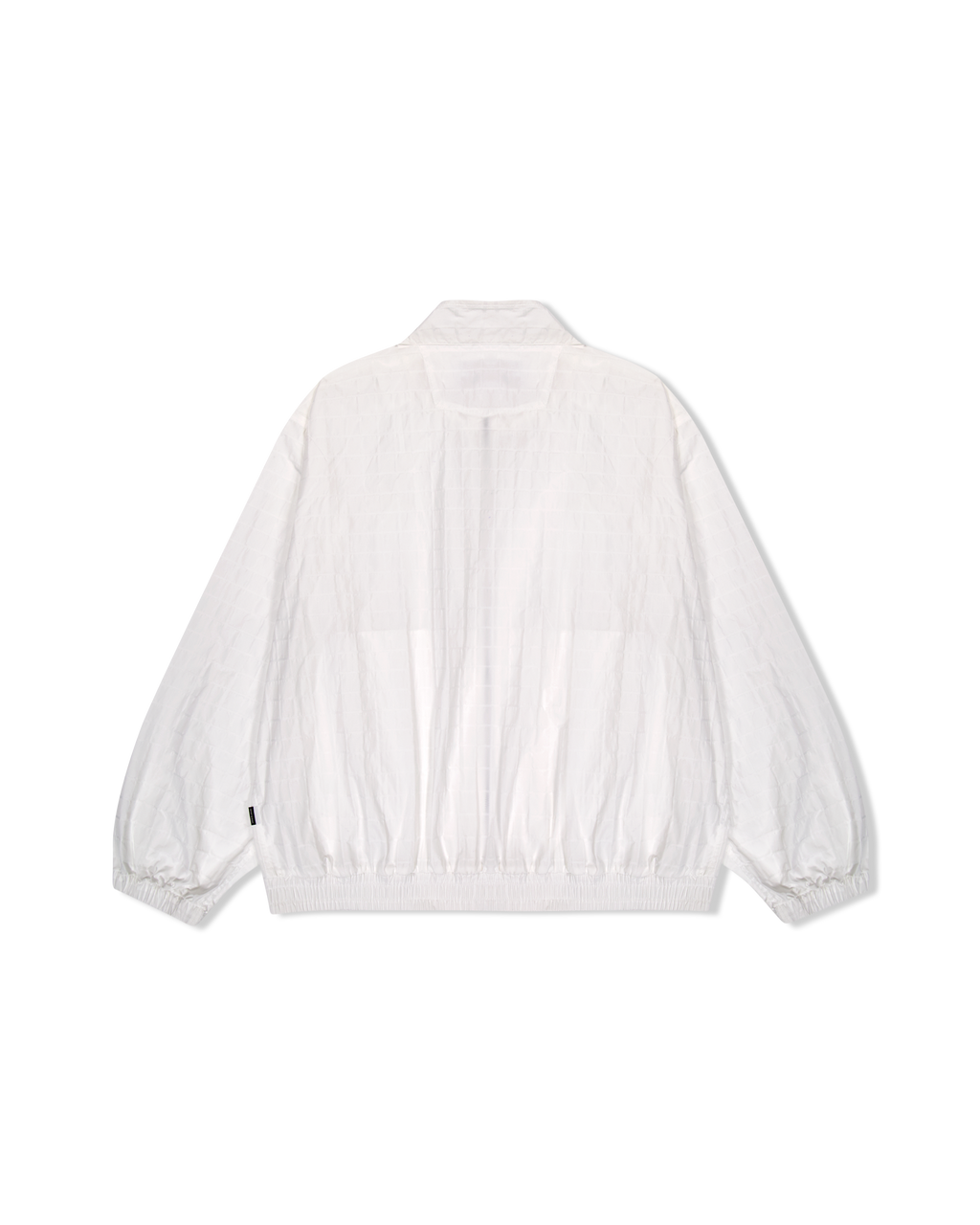 yeseyesee - Windowpane Zip Blouson (White) product image 2 | TRAB K-Fashion Australia