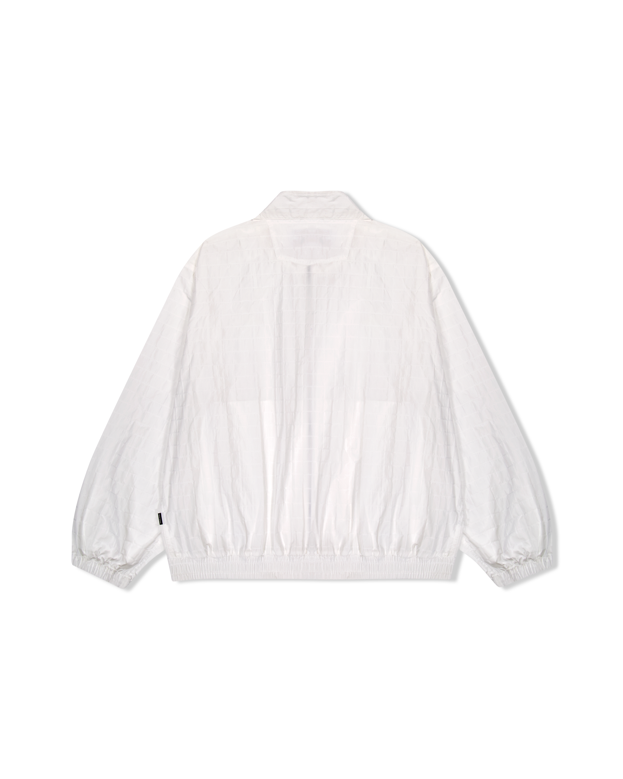 yeseyesee - Windowpane Zip Blouson (White) product image 2 | TRAB K-Fashion Australia