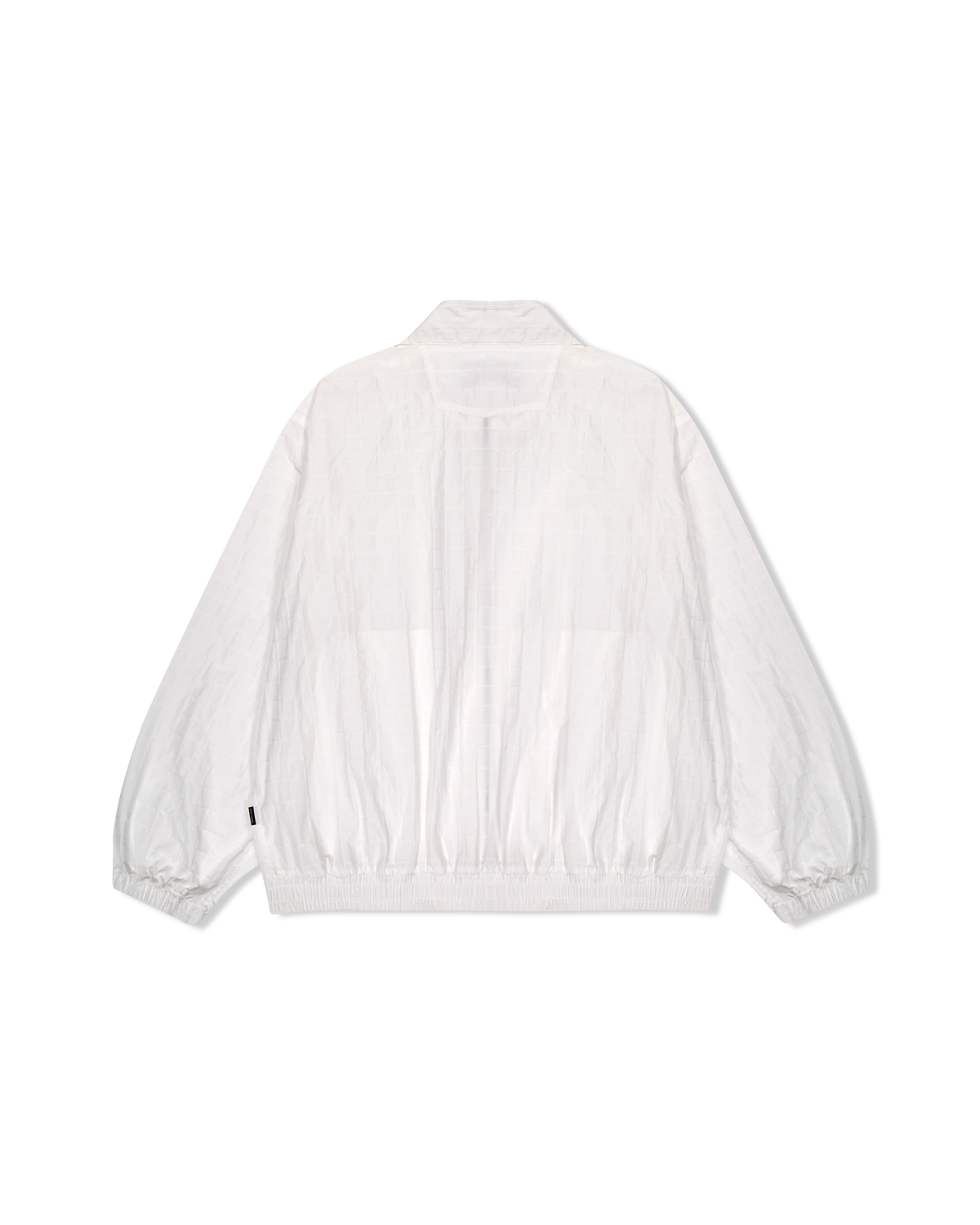 yeseyesee - Windowpane Zip Blouson (White) product image 2 | TRAB K-Fashion Australia