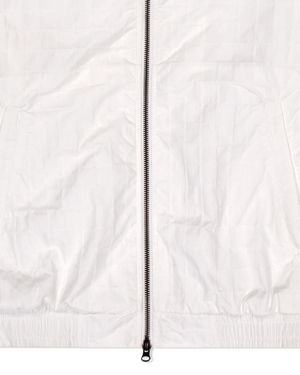 yeseyesee - Windowpane Zip Blouson (White) product image 6 | TRAB K-Fashion Australia
