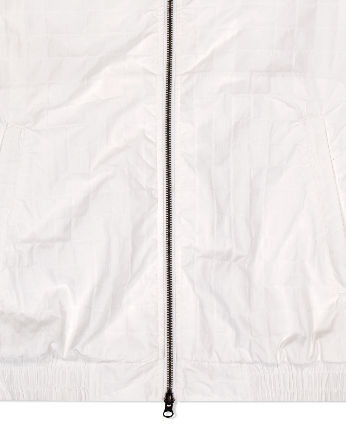 yeseyesee - Windowpane Zip Blouson (White) product image 6 | TRAB K-Fashion Australia