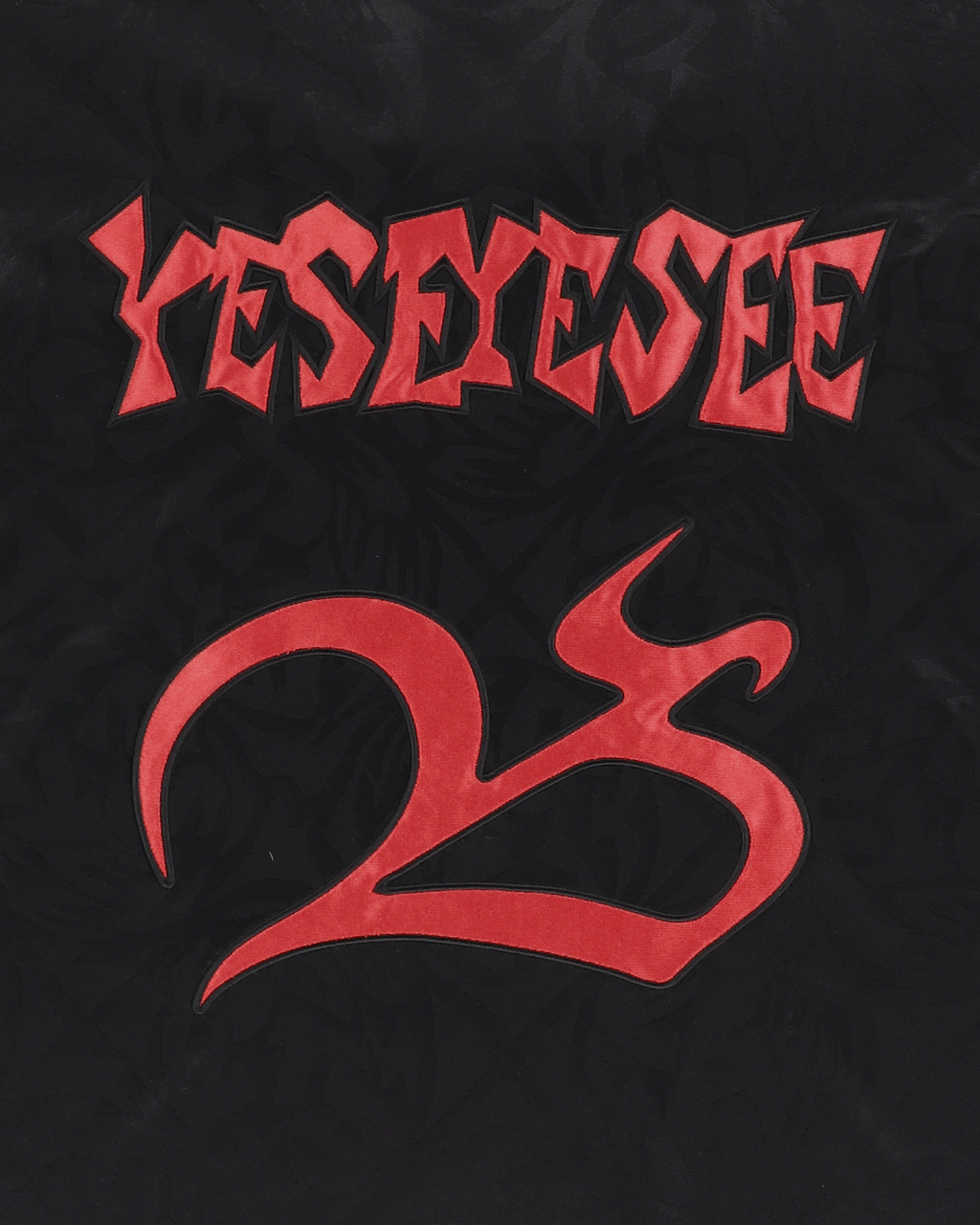 yeseyesee - Y.E.S Jacquard Football Tee (Black) product image 6 | TRAB K-Fashion Australia