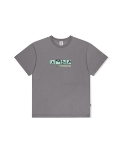yeseyesee - Y.E.S Outdoor Tee (Dark Grey) product image 1 | TRAB K-Fashion Australia