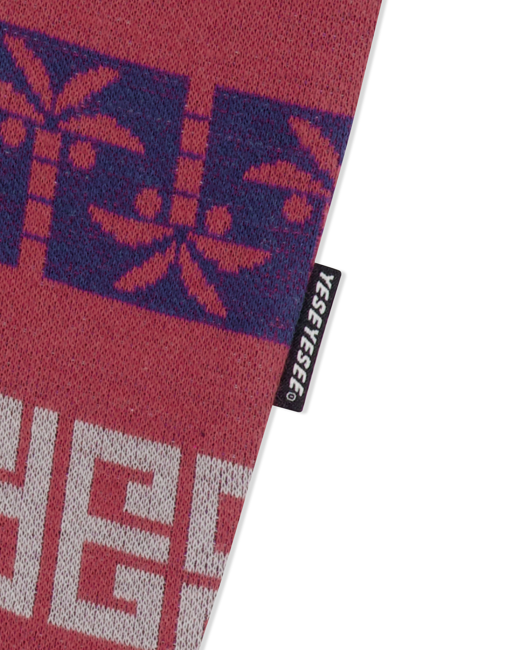 yeseyesee - Y.E.S Palm Jacquard Tee (Red) product image 4 | TRAB K-Fashion Australia