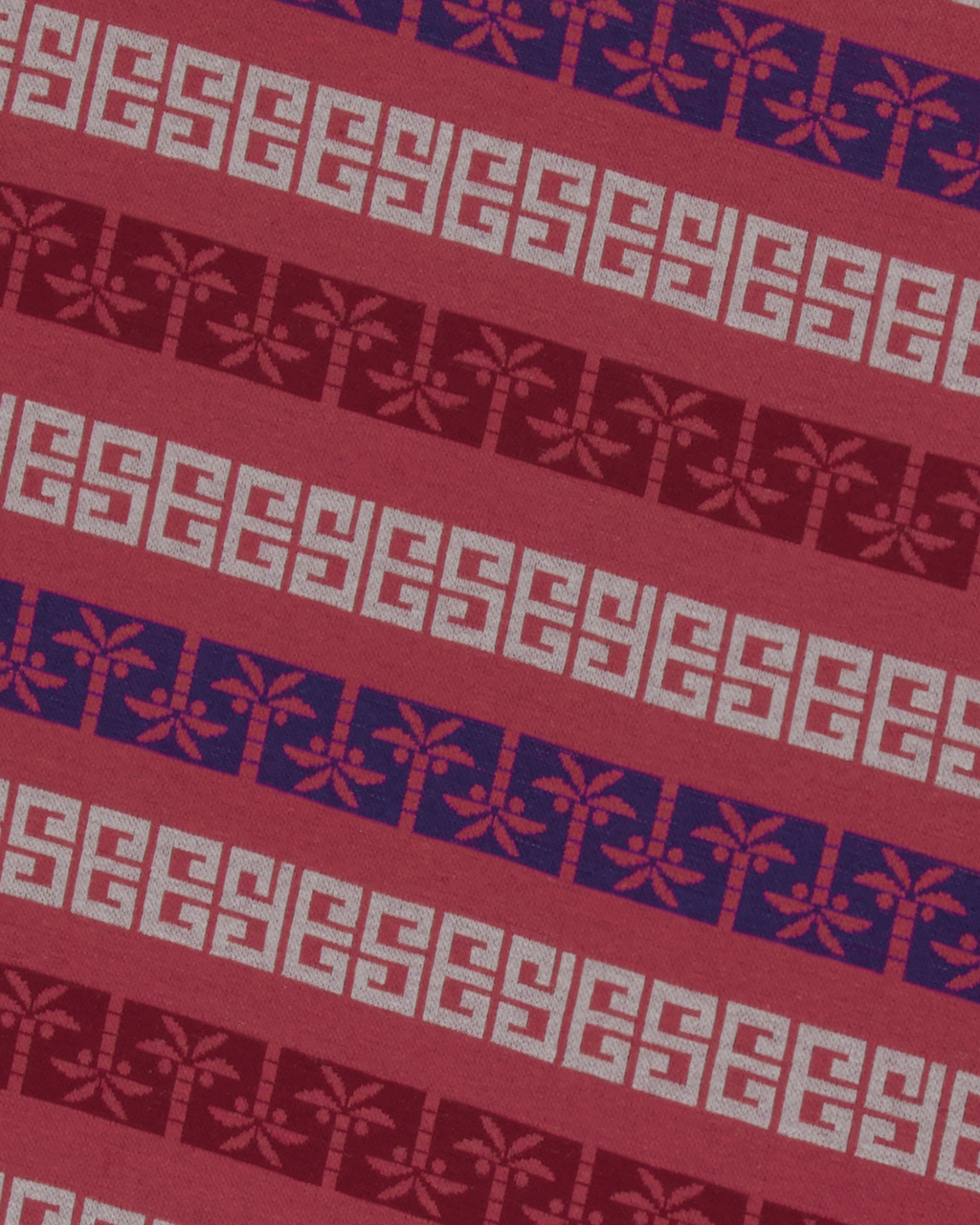 yeseyesee - Y.E.S Palm Jacquard Tee (Red) product image 6 | TRAB K-Fashion Australia