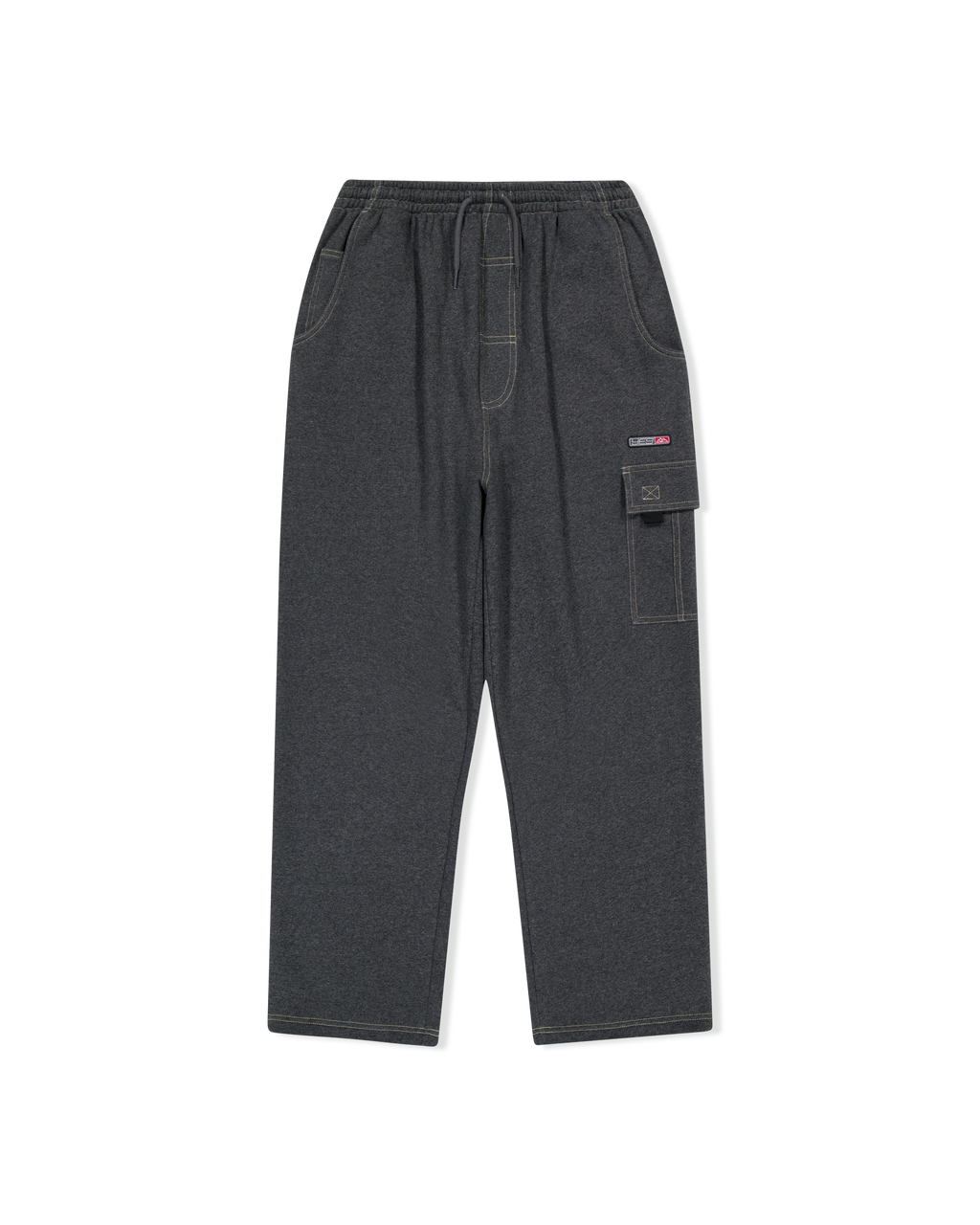 yeseyesee - Y.E.S Stitch Painter Sweatpants (Charcoal) product image 1 | TRAB K-Fashion Australia