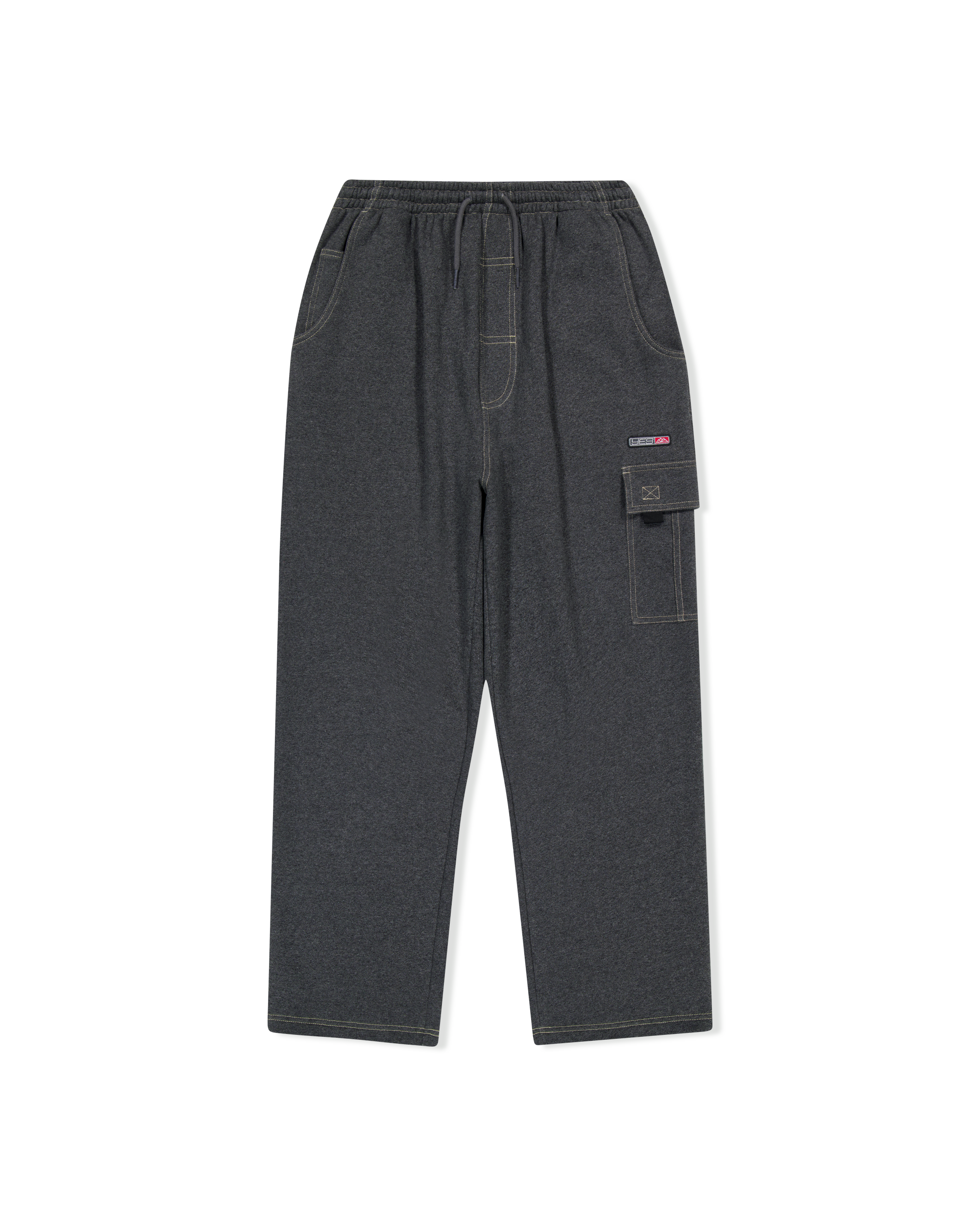 yeseyesee - Y.E.S Stitch Painter Sweatpants (Charcoal) product image 1 | TRAB K-Fashion Australia