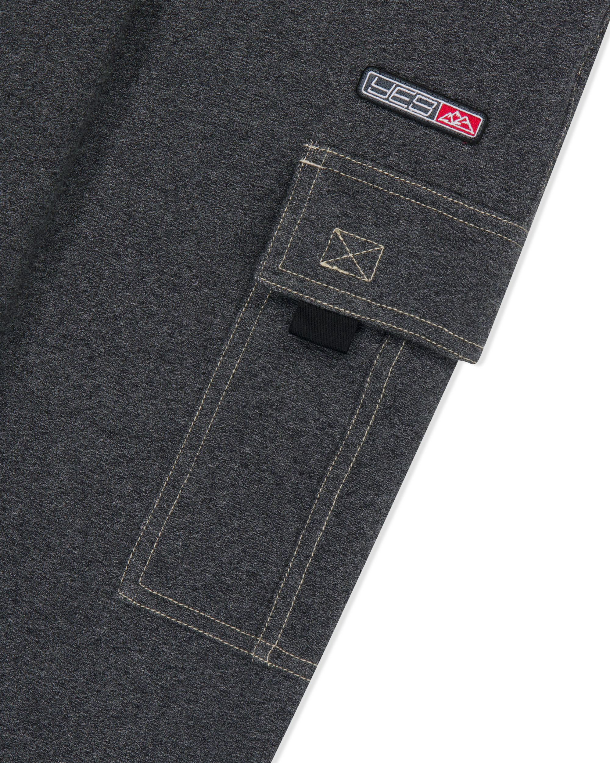 yeseyesee - Y.E.S Stitch Painter Sweatpants (Charcoal) product image 3 | TRAB K-Fashion Australia