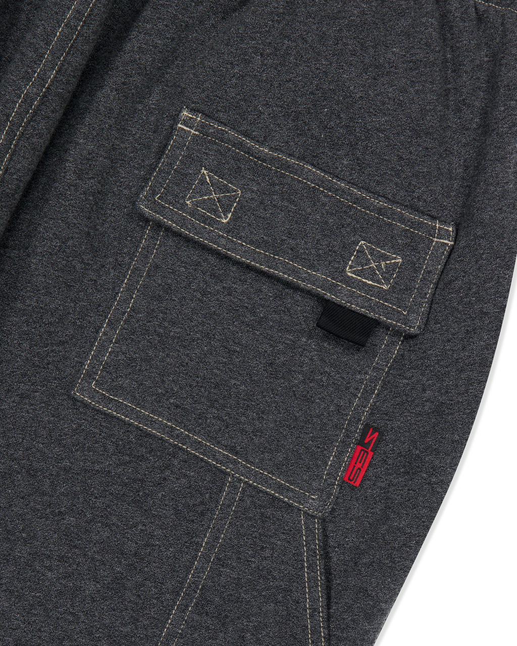 yeseyesee - Y.E.S Stitch Painter Sweatpants (Charcoal) product image 4 | TRAB K-Fashion Australia