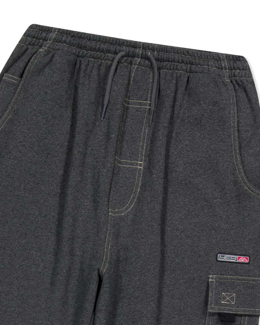 yeseyesee - Y.E.S Stitch Painter Sweatpants (Charcoal) product image 5 | TRAB K-Fashion Australia