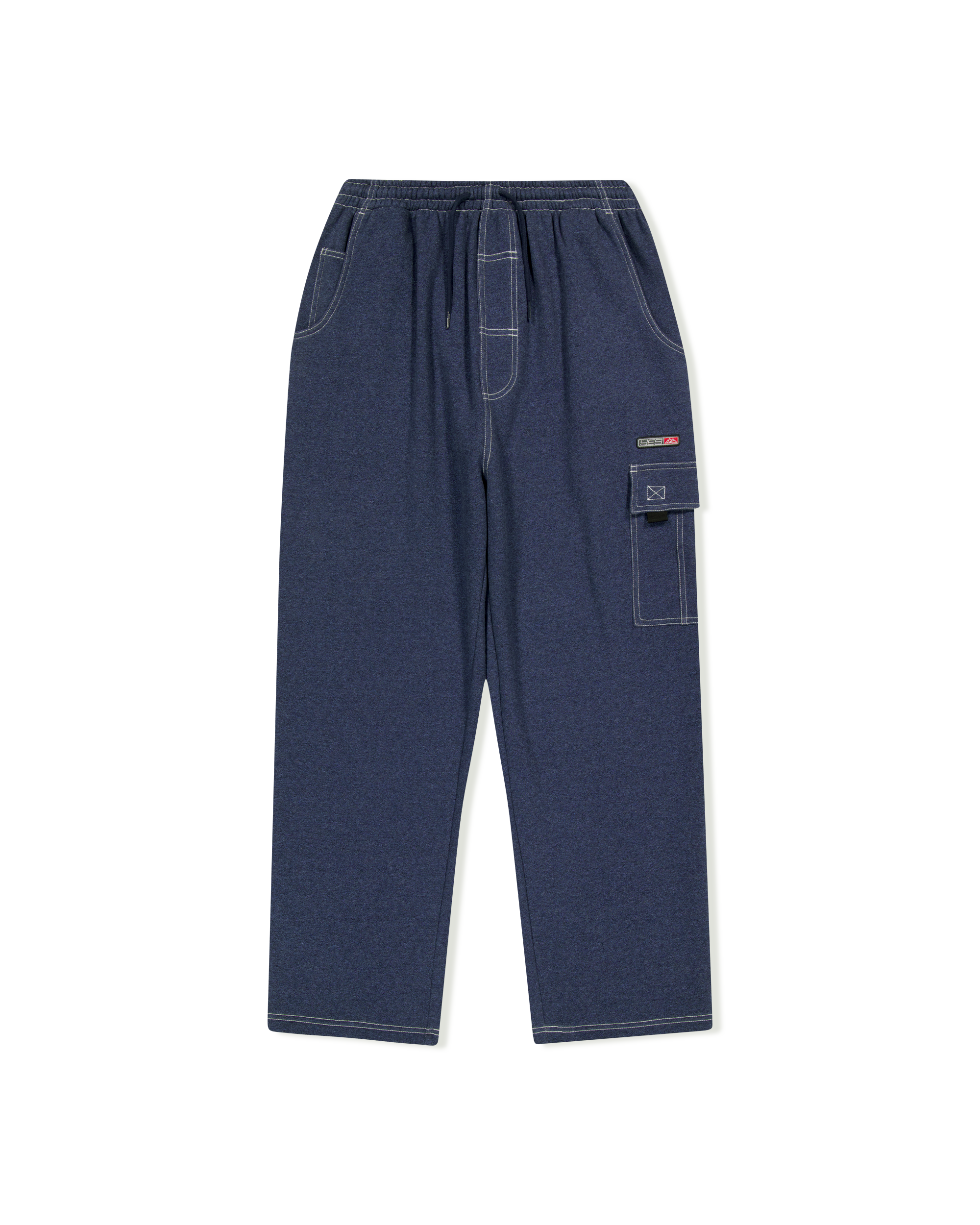 yeseyesee - Y.E.S Stitch Painter Sweatpants (Navy) product image 1 | TRAB K-Fashion Australia