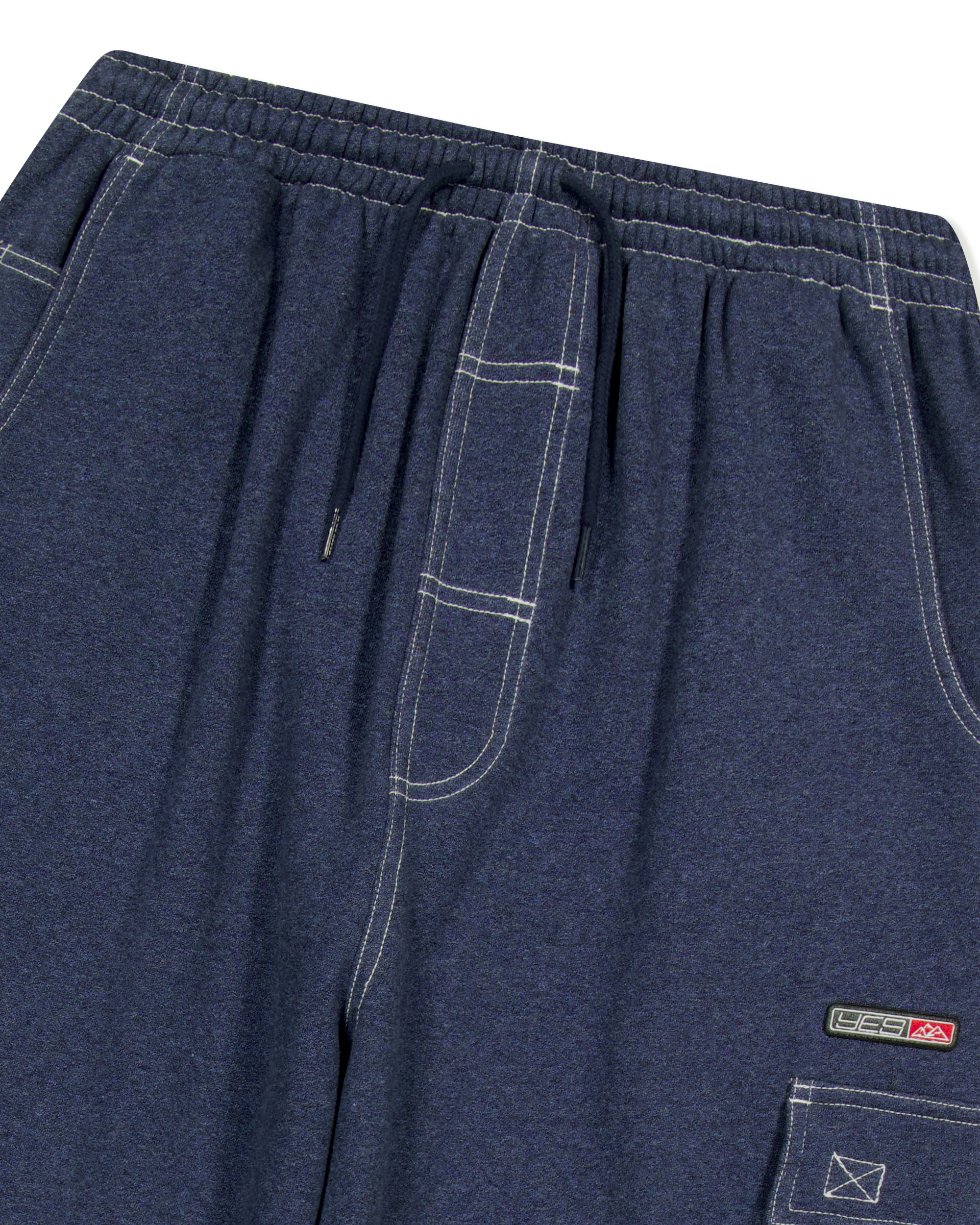 yeseyesee - Y.E.S Stitch Painter Sweatpants (Navy) product image 5 | TRAB K-Fashion Australia