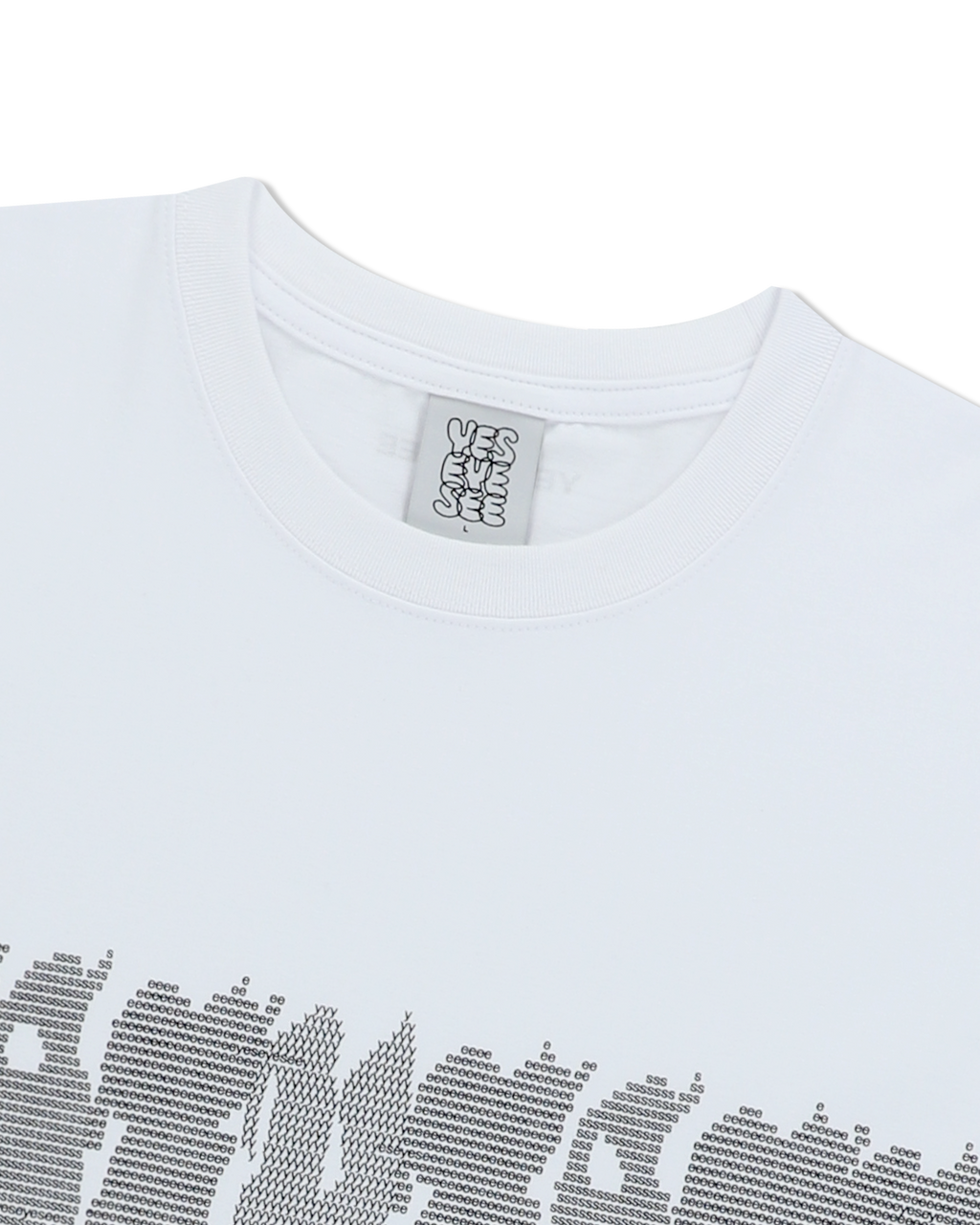 yeseyesee - Y.E.S Typo Tee (White) product image 3 | TRAB K-Fashion Australia