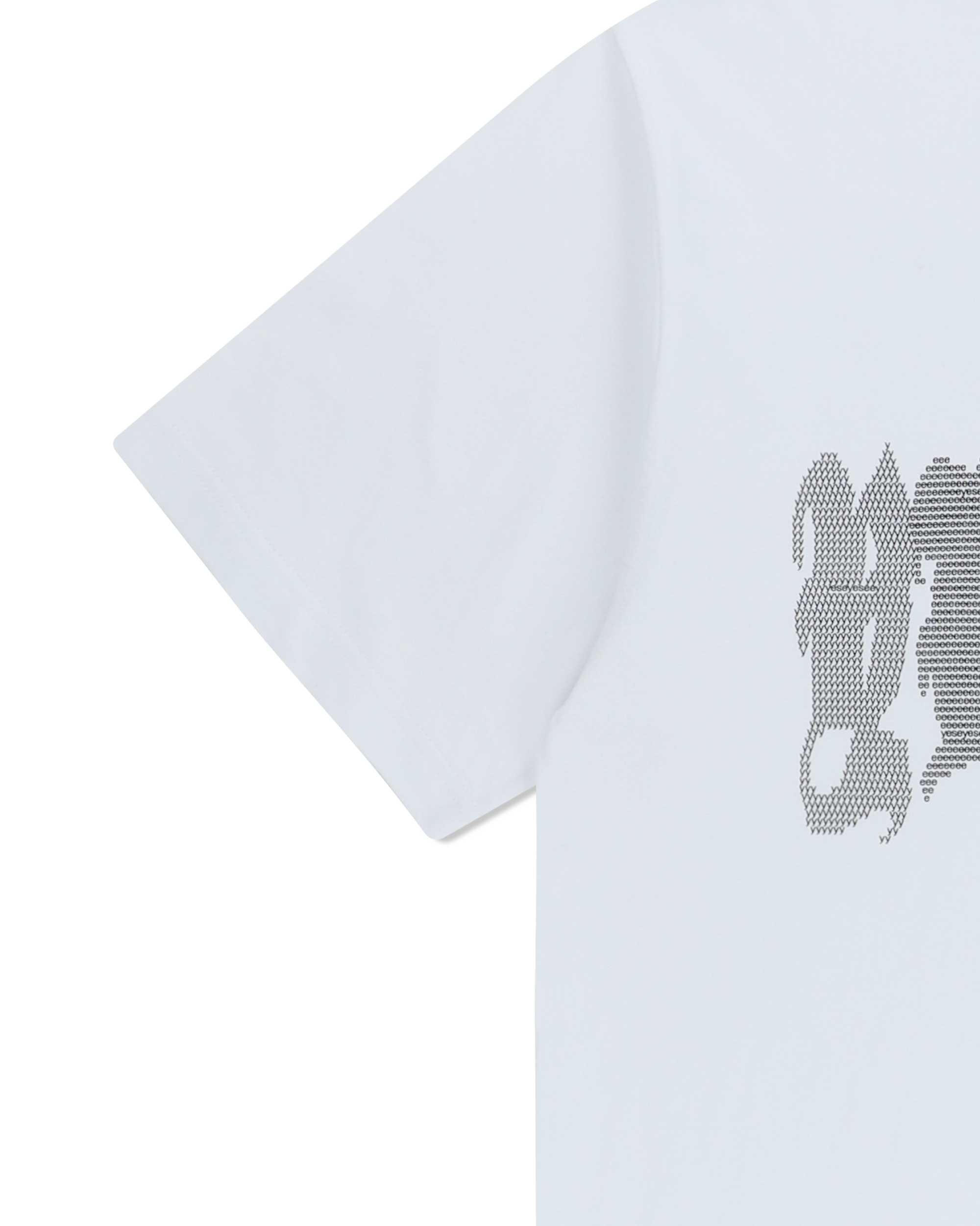yeseyesee - Y.E.S Typo Tee (White) product image 4 | TRAB K-Fashion Australia