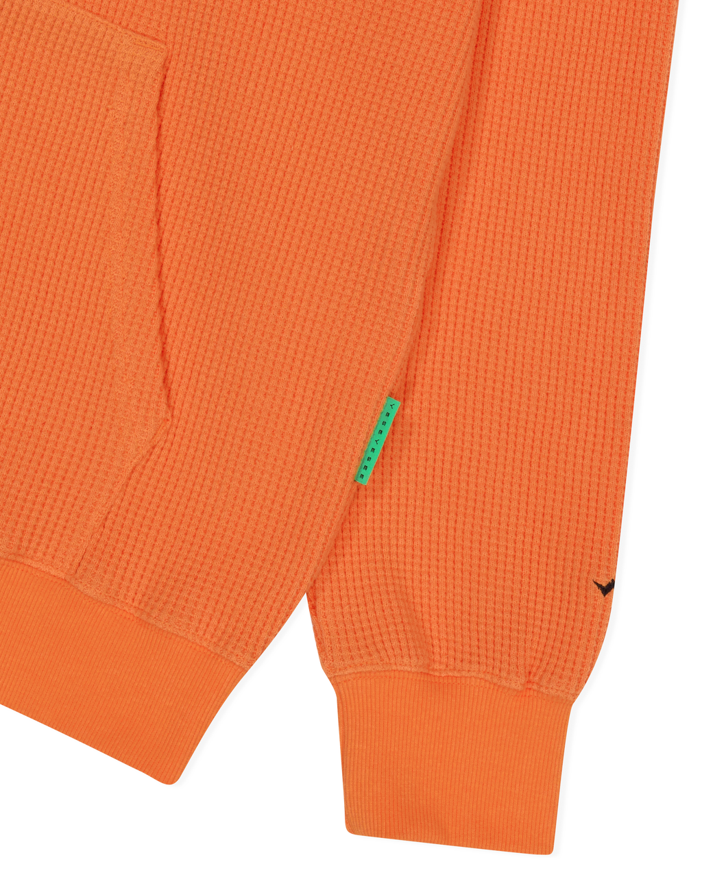 yeseyesee - Y.E.S Waffle Hoodie (Orange) product image 3 | TRAB K-Fashion Australia