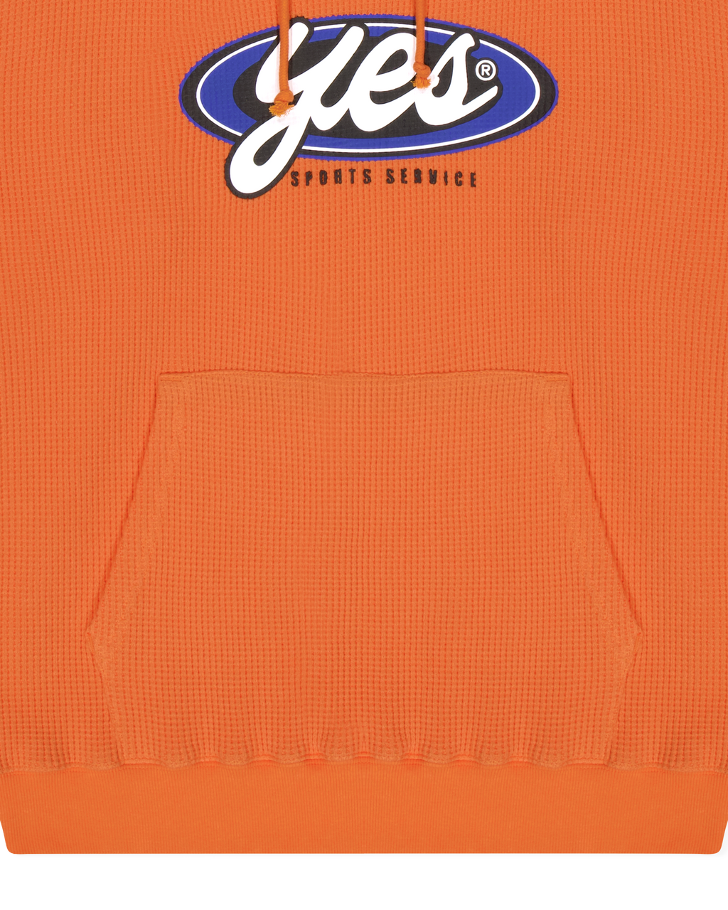 yeseyesee - Y.E.S Waffle Hoodie (Orange) product image 6 | TRAB K-Fashion Australia