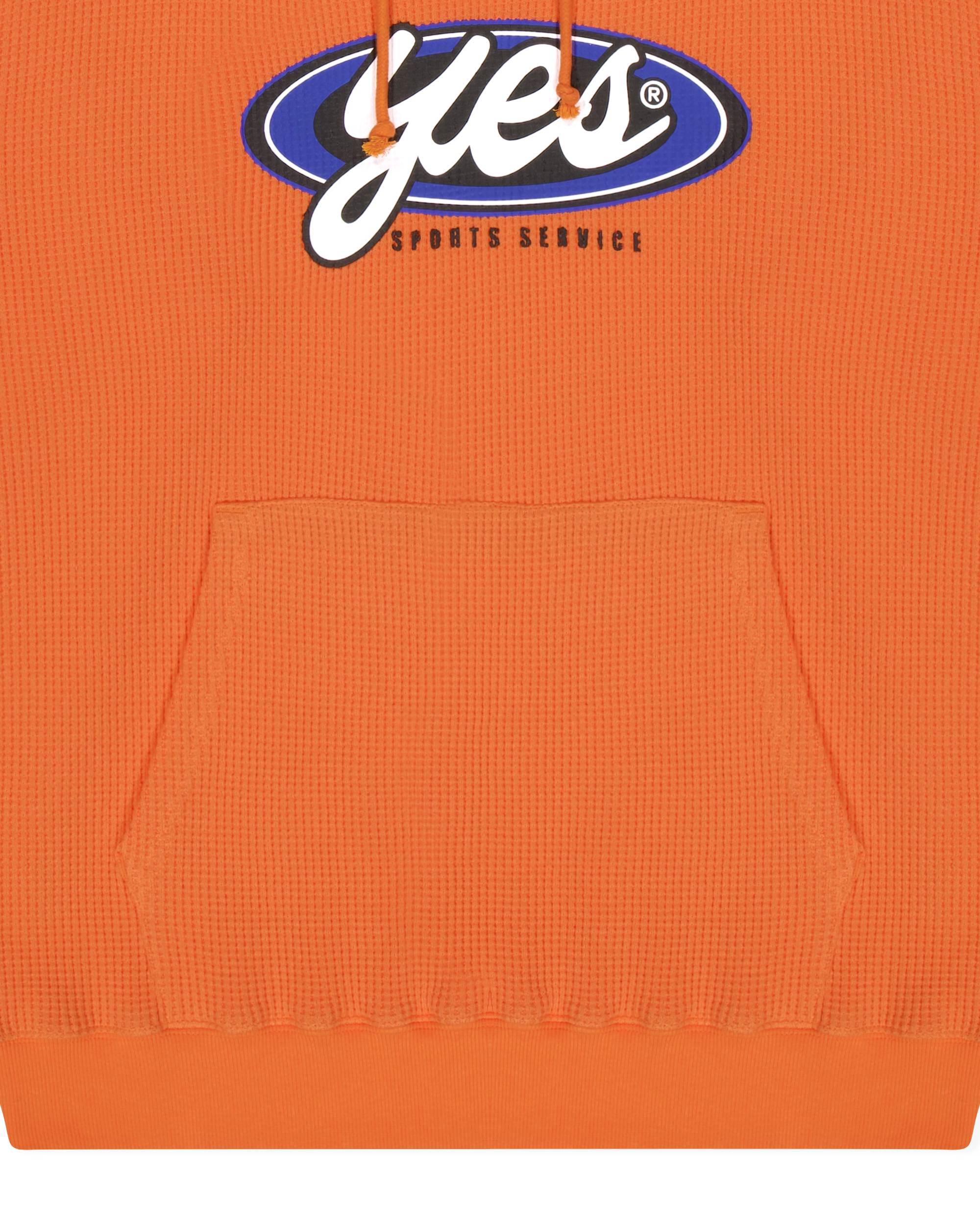 yeseyesee - Y.E.S Waffle Hoodie (Orange) product image 6 | TRAB K-Fashion Australia