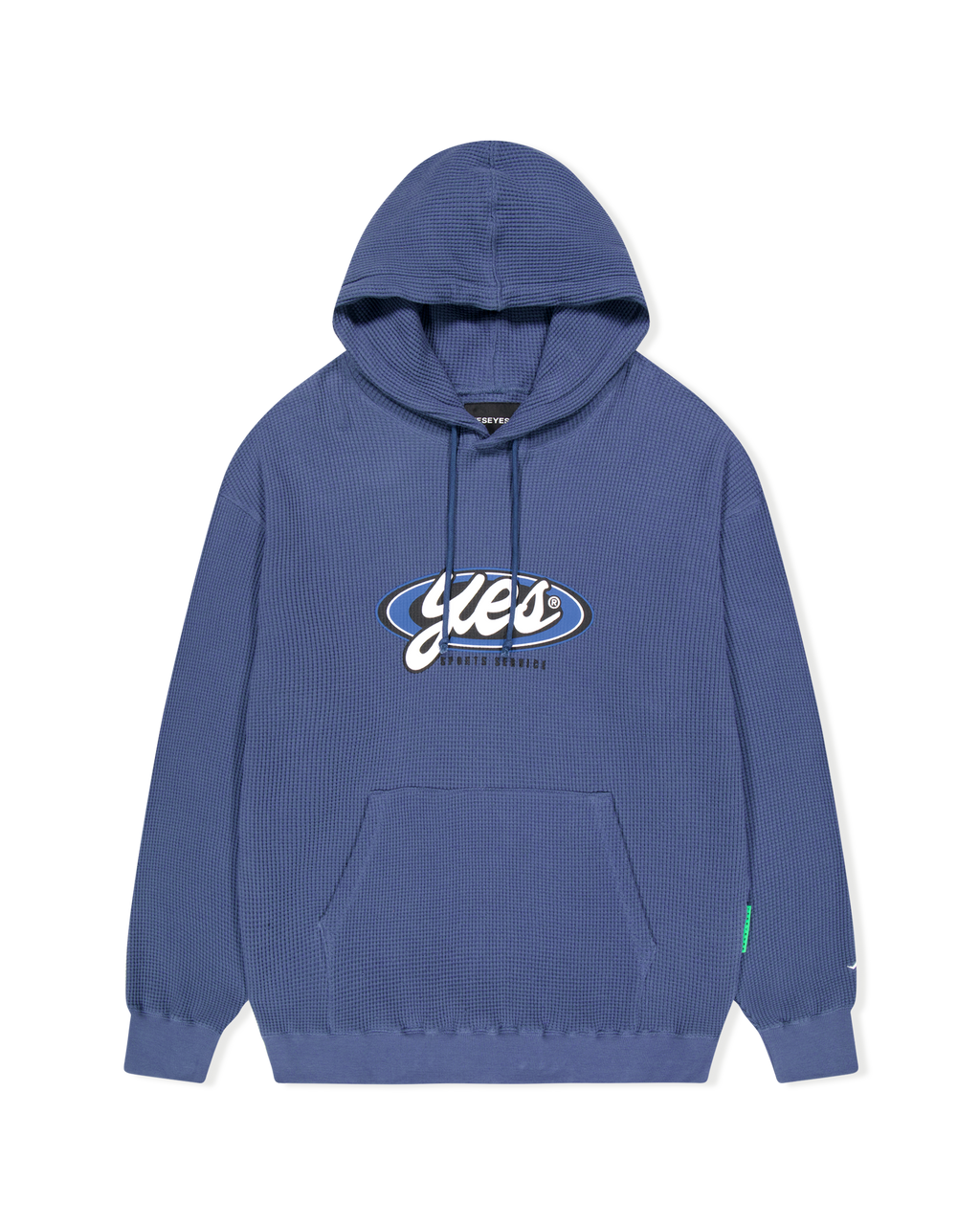 yeseyesee - Y.E.S Waffle Hoodie (Smoky Blue) product image 1 | TRAB K-Fashion Australia