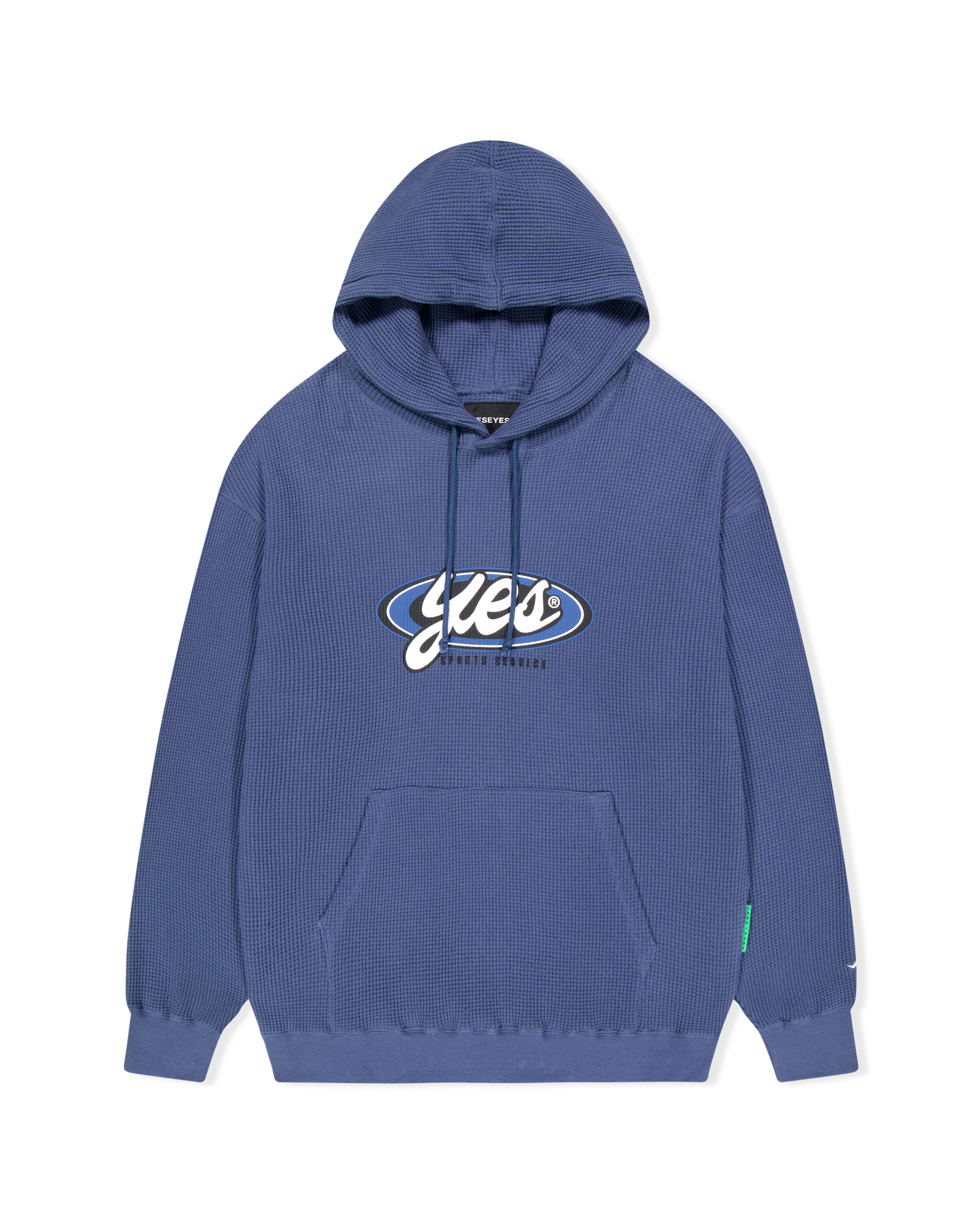 yeseyesee - Y.E.S Waffle Hoodie (Smoky Blue) product image 1 | TRAB K-Fashion Australia