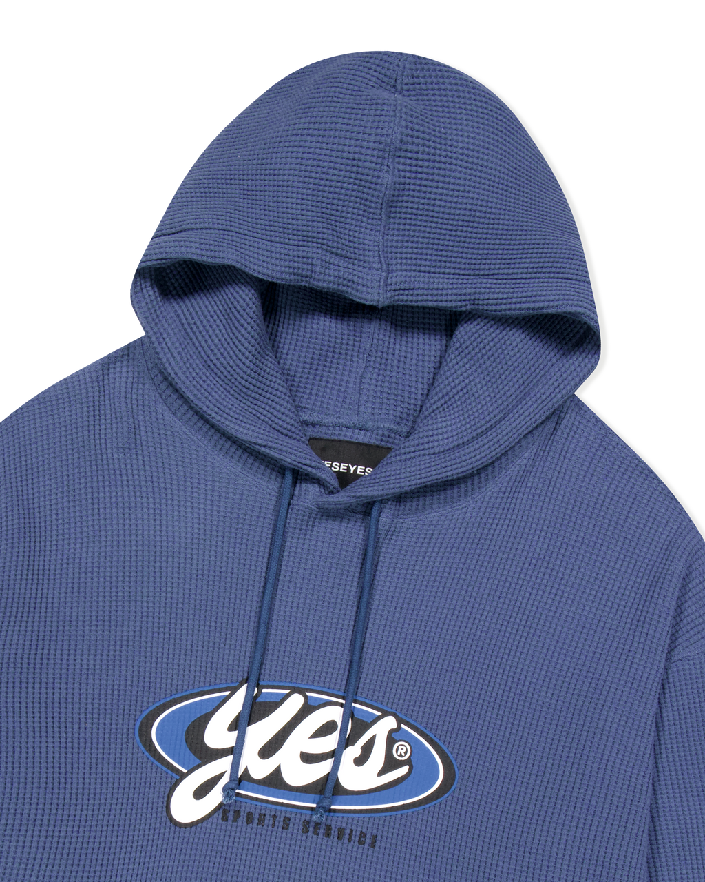 yeseyesee - Y.E.S Waffle Hoodie (Smoky Blue) product image 5 | TRAB K-Fashion Australia