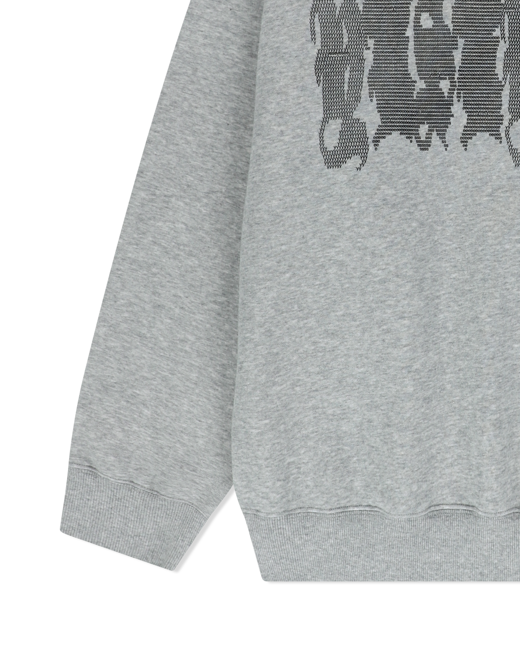 yeseyesee - Y.E.S Typo Sweatshirt (Grey) product image 6 | TRAB K-Fashion Australia
