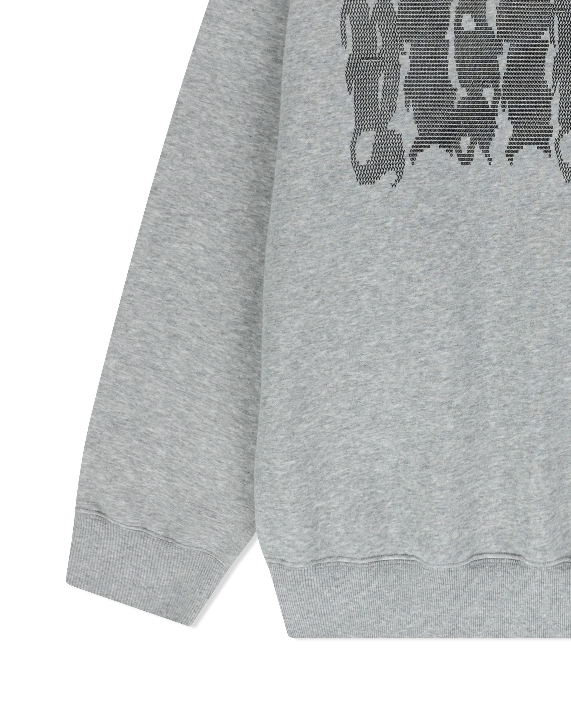 yeseyesee - Y.E.S Typo Sweatshirt (Grey) product image 6 | TRAB K-Fashion Australia