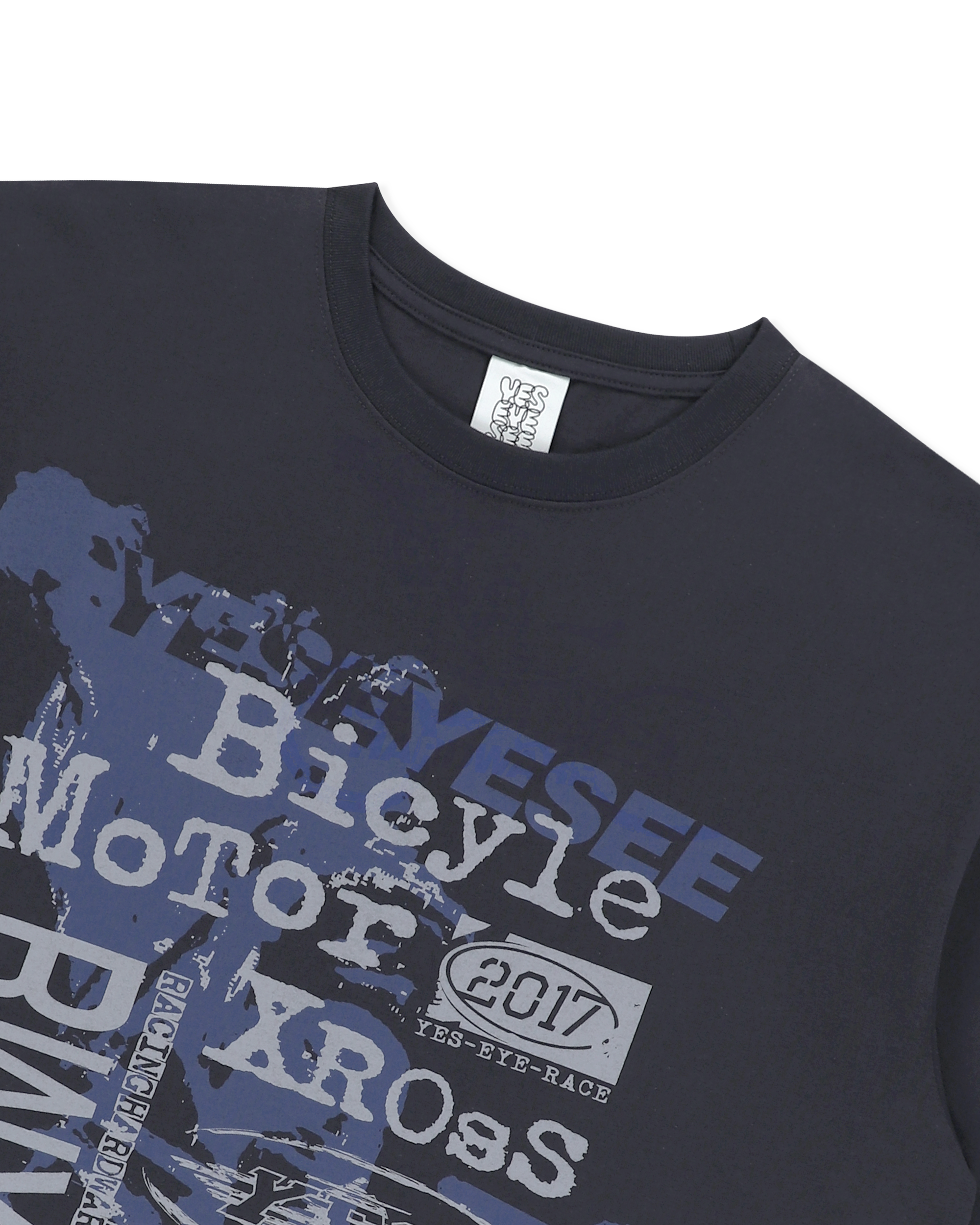 yeseyesee - Y.E.S BMX Tee (Charcoal) product image 5 | TRAB K-Fashion Australia