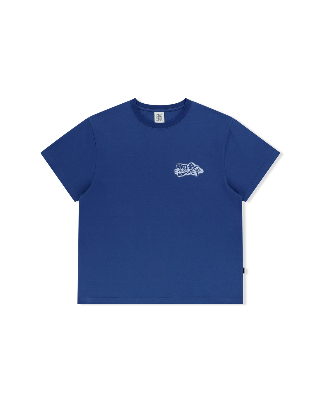 yeseyesee - Y.E.S Fish Born Tee (Cobalt Blue) product image 1 | TRAB K-Fashion Australia