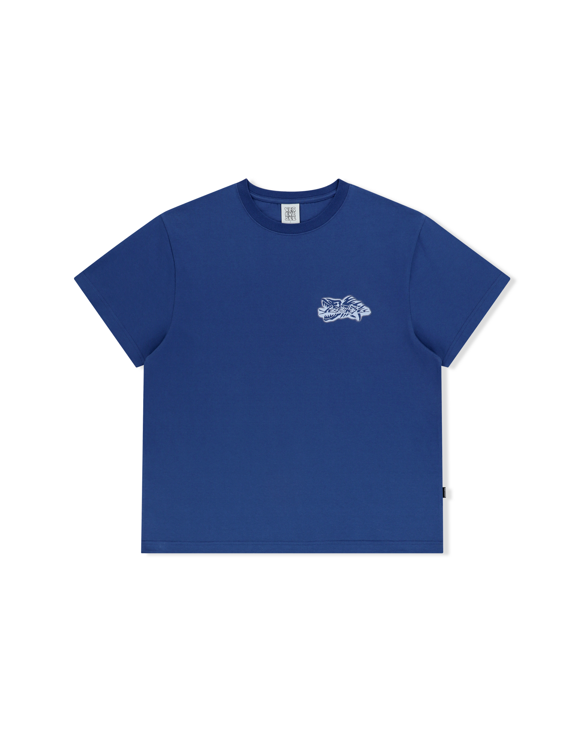 yeseyesee - Y.E.S Fish Born Tee (Cobalt Blue) product image 1 | TRAB K-Fashion Australia