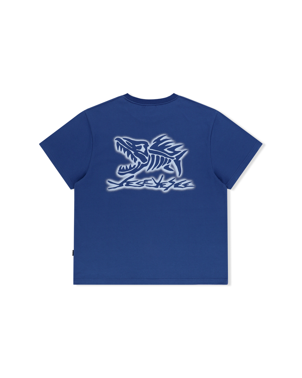 yeseyesee - Y.E.S Fish Born Tee (Cobalt Blue) product image 2 | TRAB K-Fashion Australia