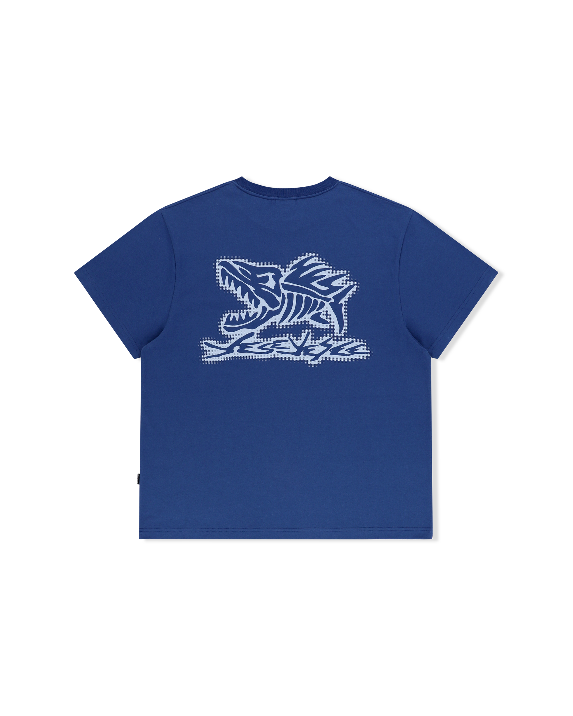 yeseyesee - Y.E.S Fish Born Tee (Cobalt Blue) product image 2 | TRAB K-Fashion Australia
