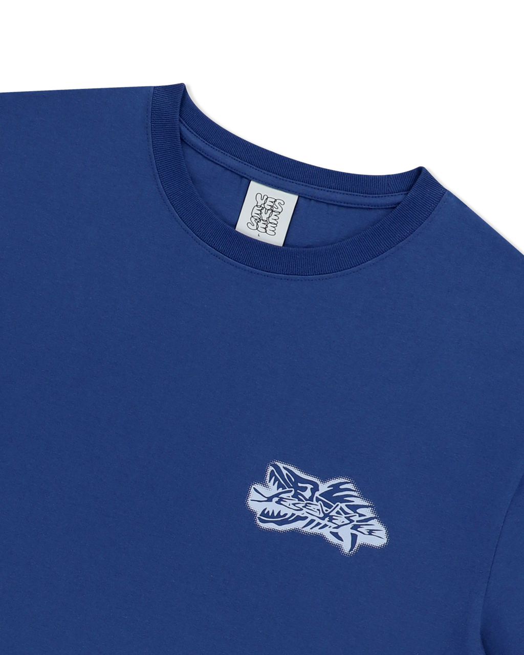 yeseyesee - Y.E.S Fish Born Tee (Cobalt Blue) product image 6 | TRAB K-Fashion Australia
