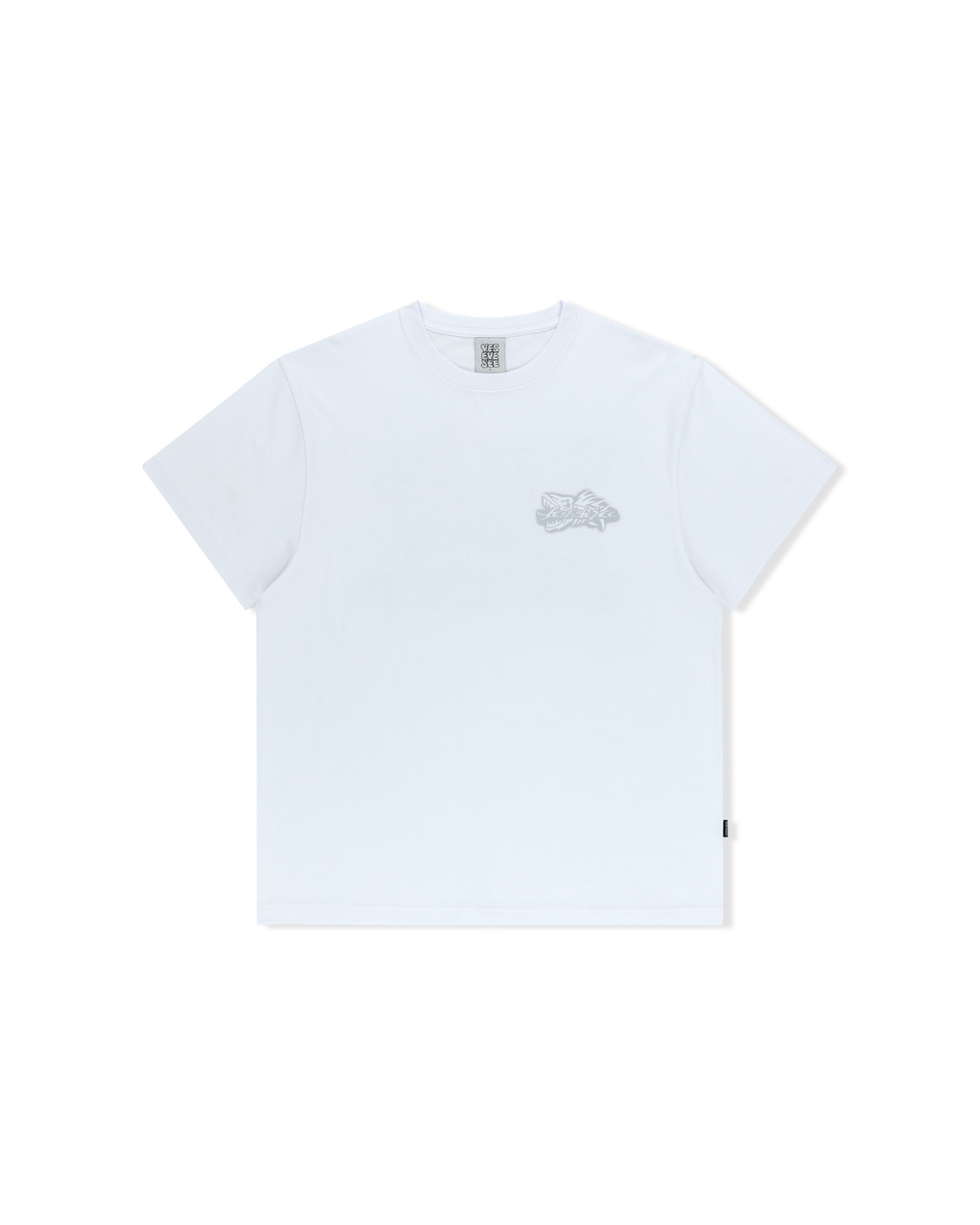 yeseyesee - Y.E.S Fish Born Tee (White) product image 1 | TRAB K-Fashion Australia