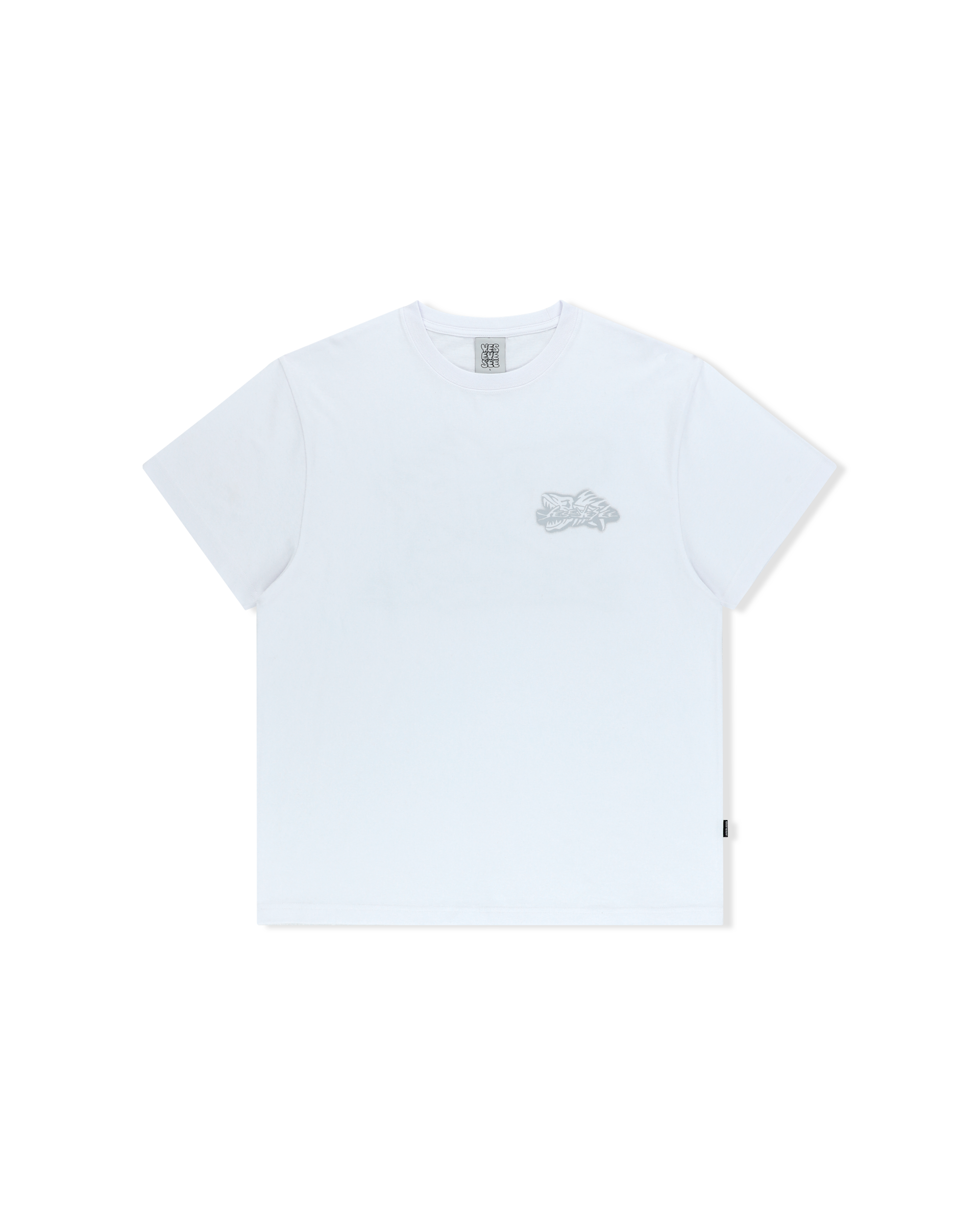 yeseyesee - Y.E.S Fish Born Tee (White) product image 1 | TRAB K-Fashion Australia