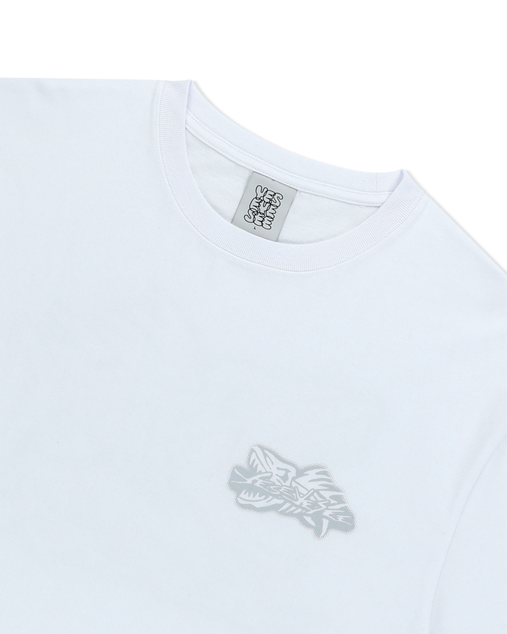 yeseyesee - Y.E.S Fish Born Tee (White) product image 6 | TRAB K-Fashion Australia