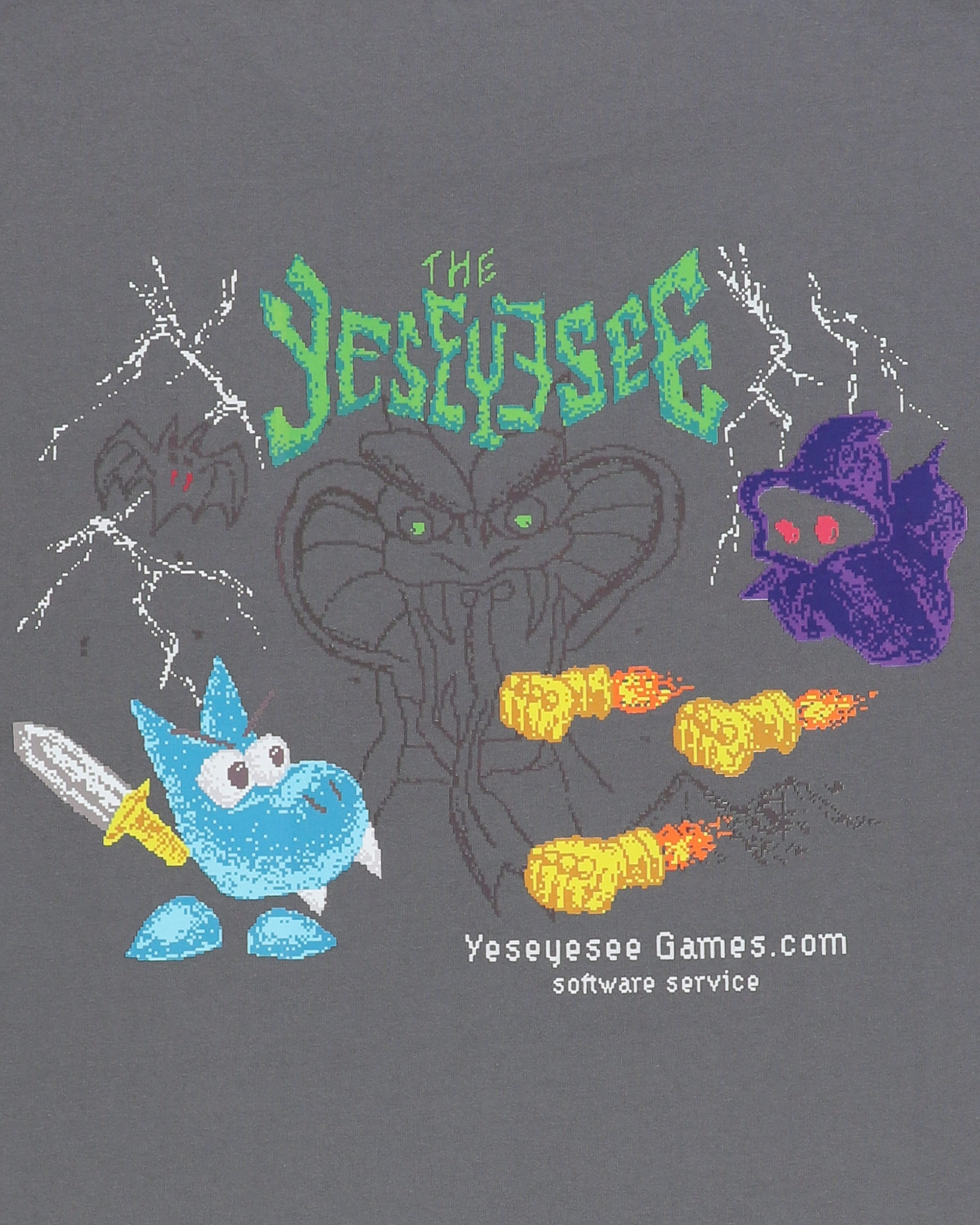 yeseyesee - Y.E.S Game Tee (Dark Grey) product image 3 | TRAB K-Fashion Australia
