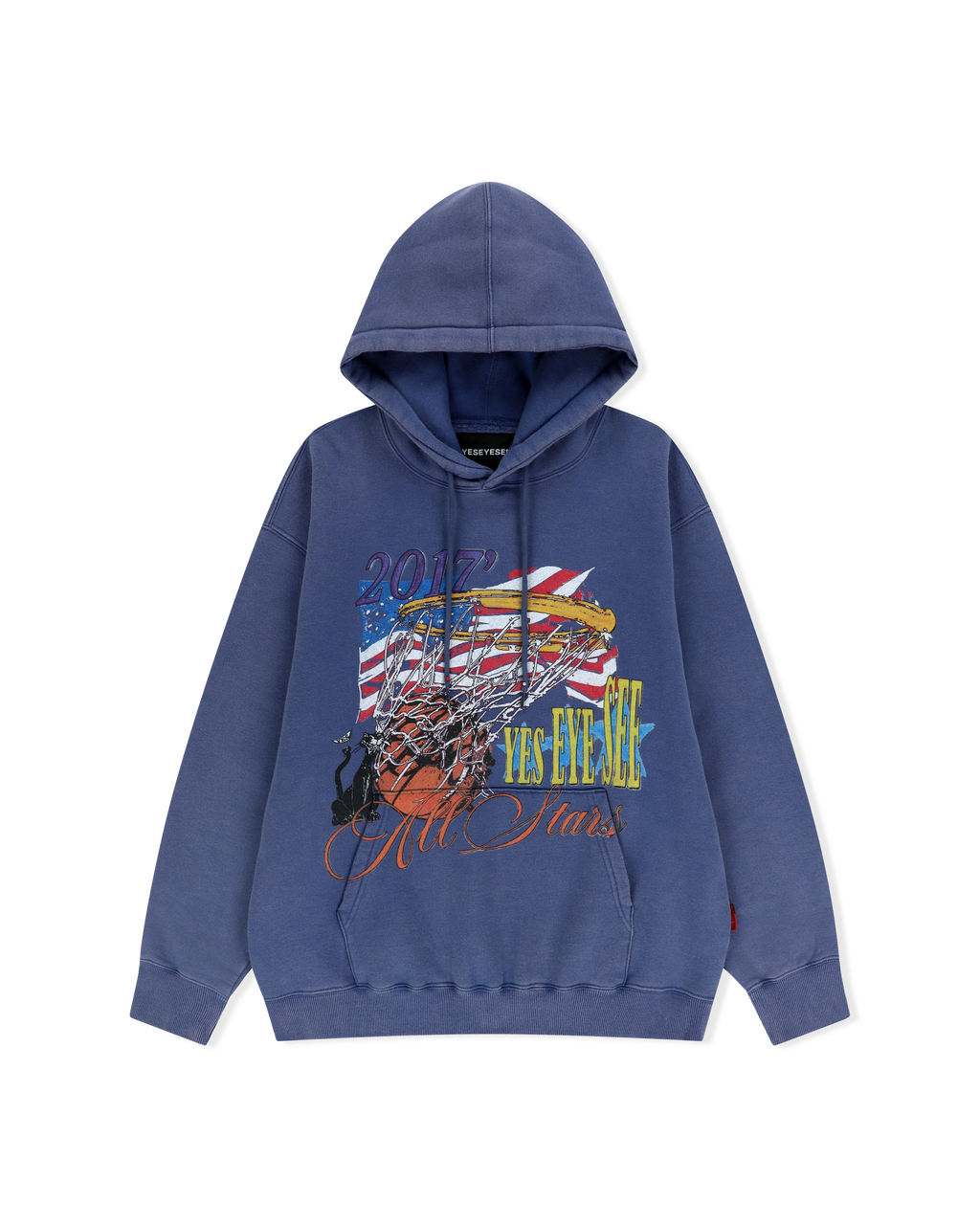 yeseyesee - Y.E.S Goal In Hoodie Cobalt (Blue) product image 1 | TRAB K-Fashion Australia