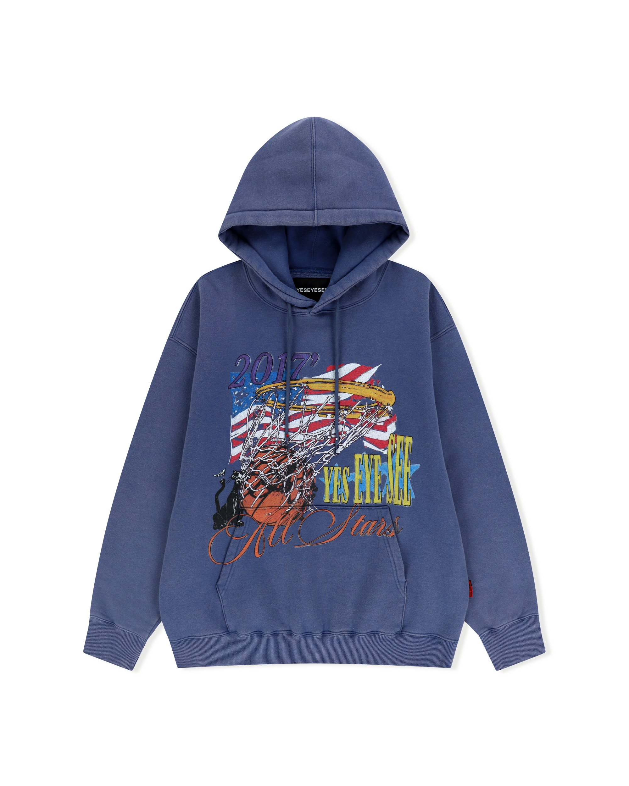yeseyesee - Y.E.S Goal In Hoodie Cobalt (Blue) product image 1 | TRAB K-Fashion Australia