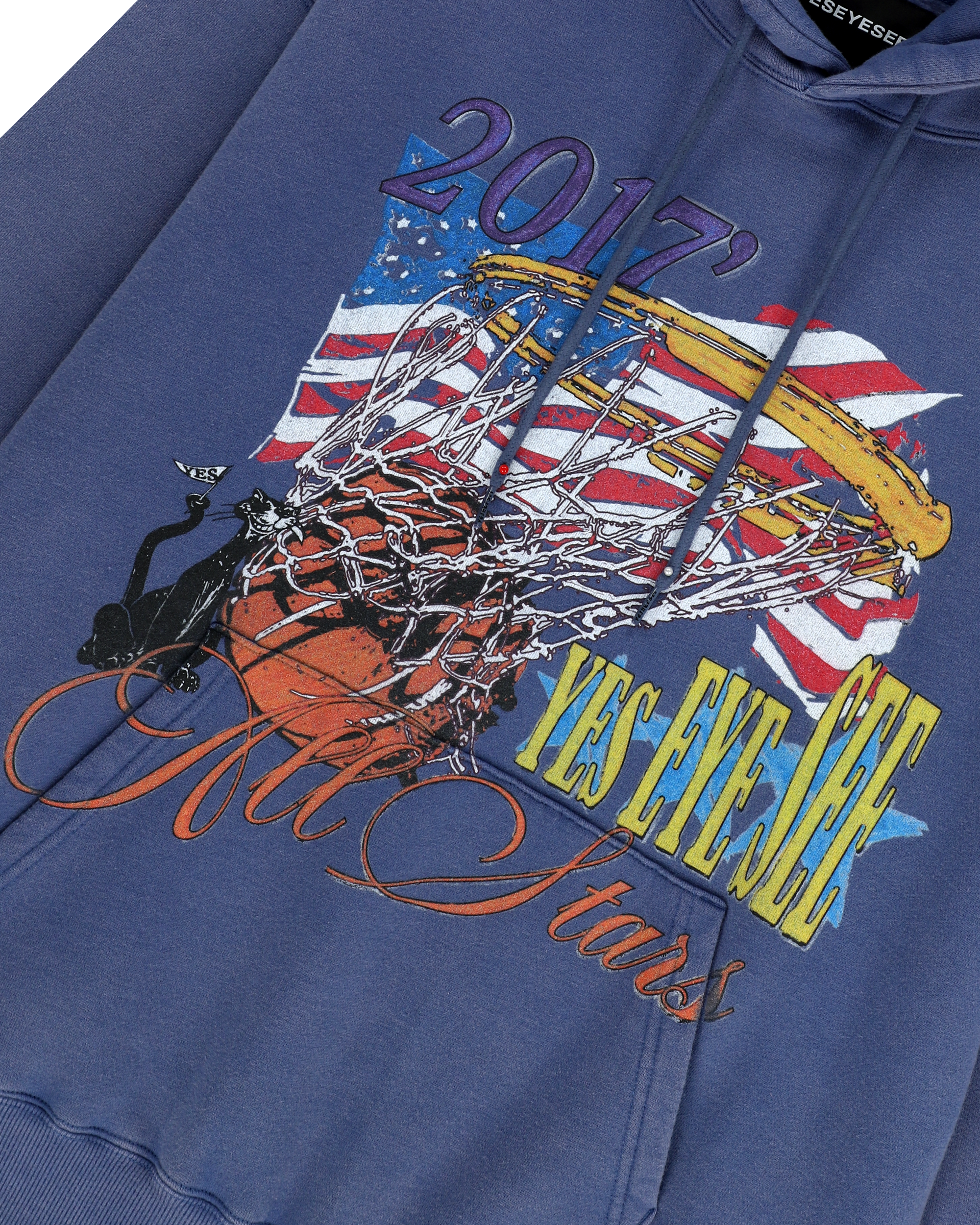 yeseyesee - Y.E.S Goal In Hoodie Cobalt (Blue) product image 3 | TRAB K-Fashion Australia