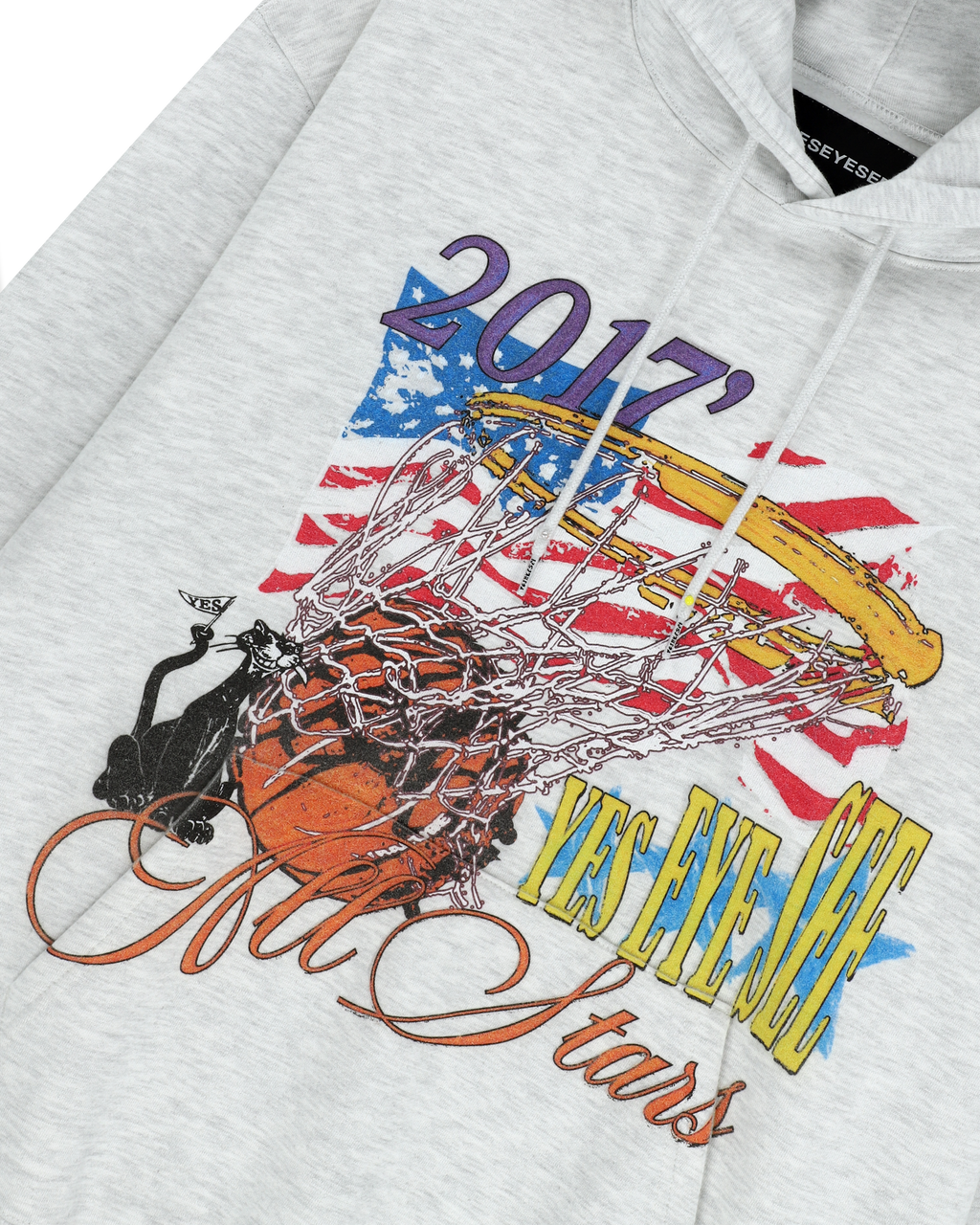 yeseyesee - Y.E.S Goal In Hoodie (Light Grey) product image 3 | TRAB K-Fashion Australia