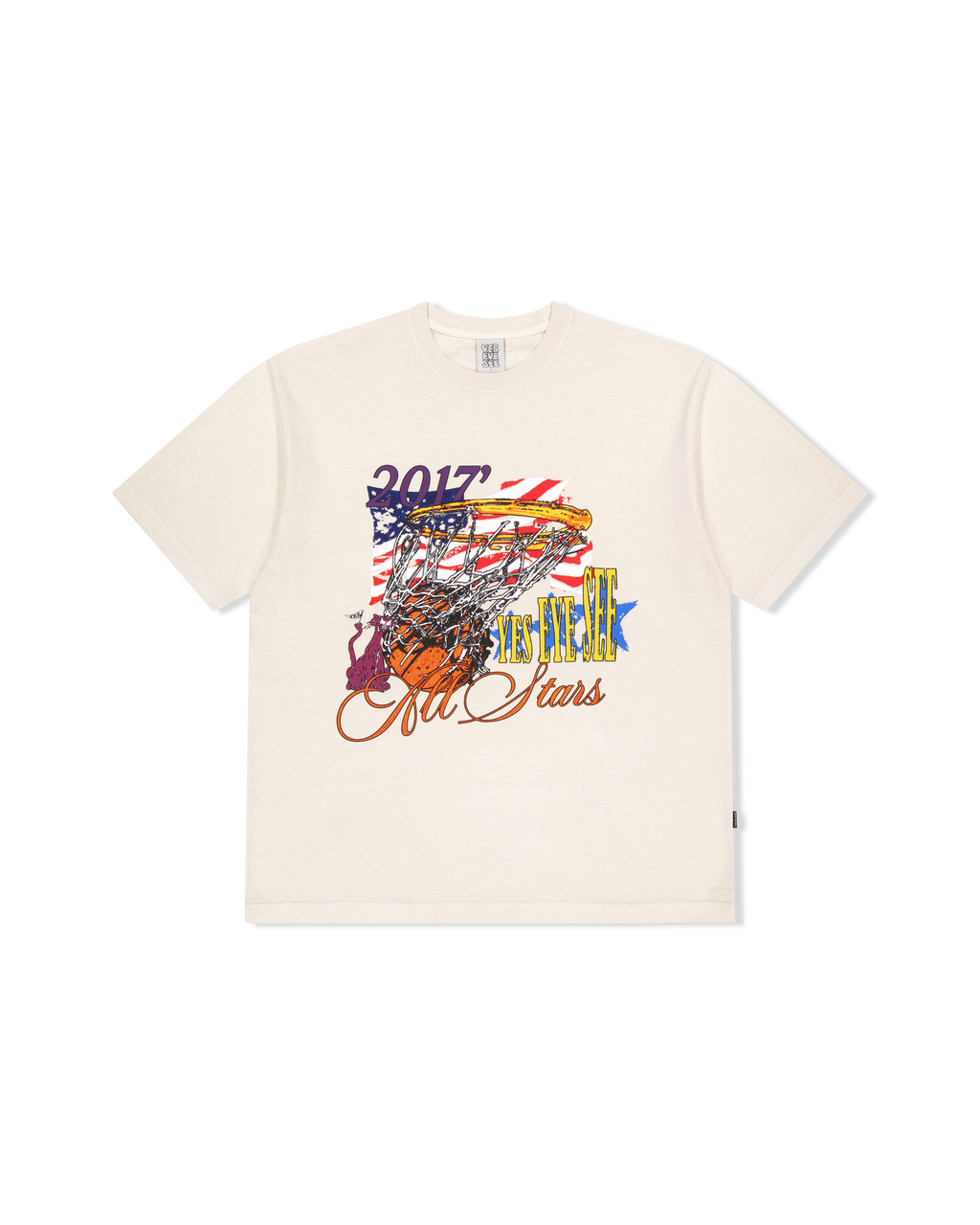 yeseyesee - Y.E.S Goal In Tee (Natural) product image 1 | TRAB K-Fashion Australia
