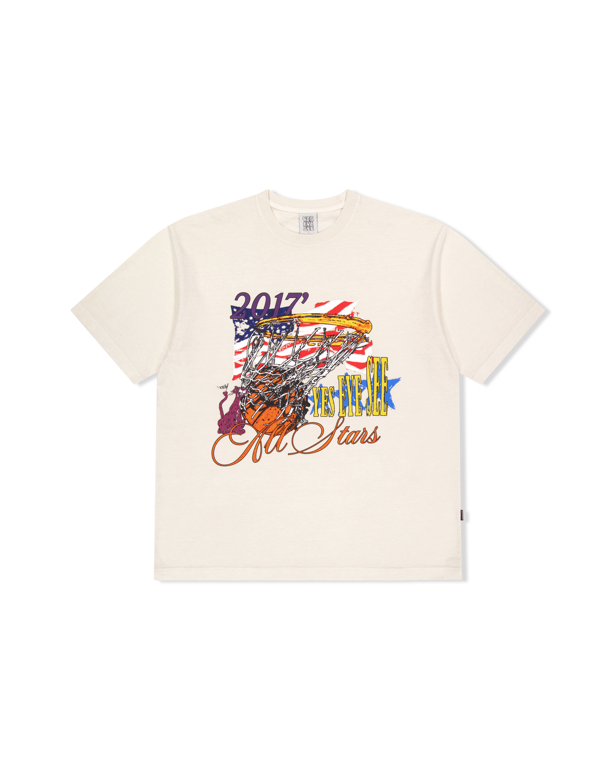yeseyesee - Y.E.S Goal In Tee (Natural) product image 1 | TRAB K-Fashion Australia