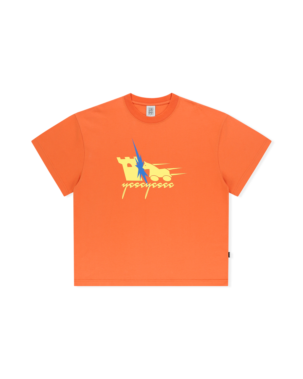 yeseyesee - Y.E.S Hobby Horse Tee (Orange) product image 1 | TRAB K-Fashion Australia
