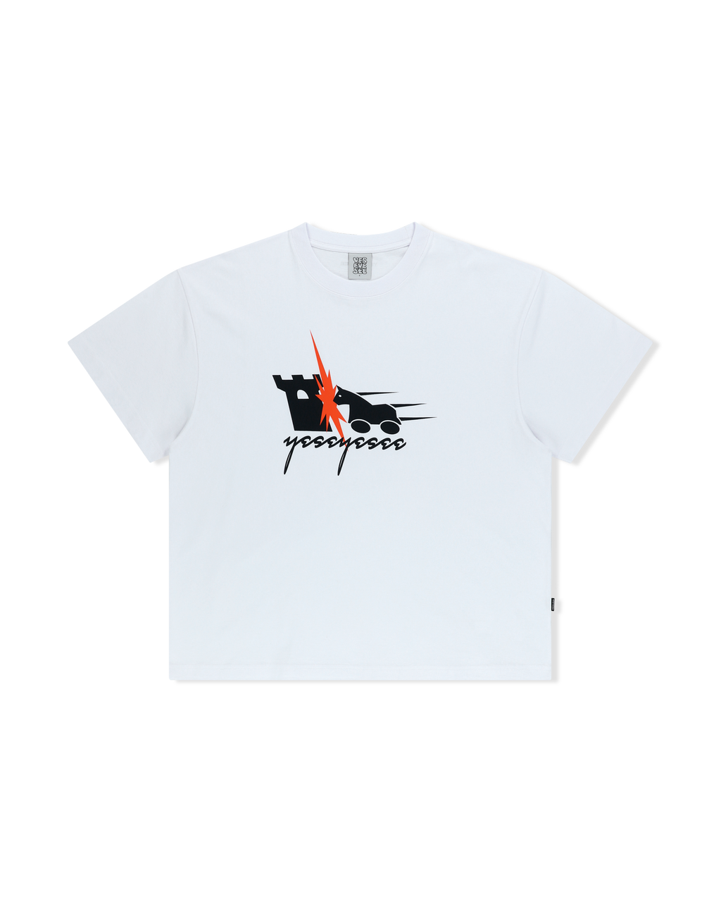 yeseyesee - Y.E.S Hobby Horse Tee (White) product image 1 | TRAB K-Fashion Australia