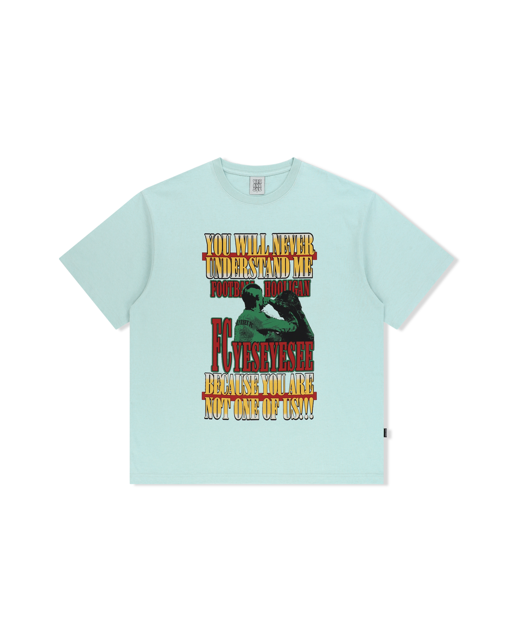 yeseyesee - Y.E.S Hooligan Tee (Slate) product image 1 | TRAB K-Fashion Australia