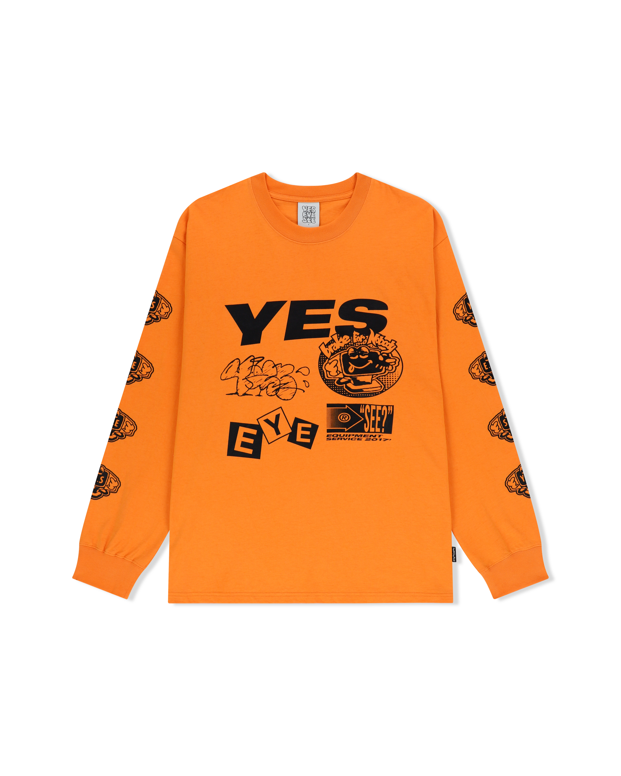 yeseyesee - Y.E.S Monitor L/S (Orange) product image 1 | TRAB K-Fashion Australia